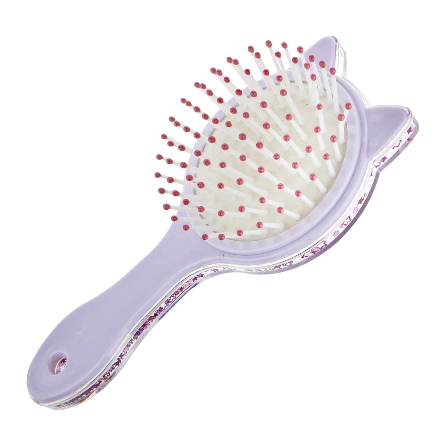 Расческа массажная с блестками внутри Like Nastya