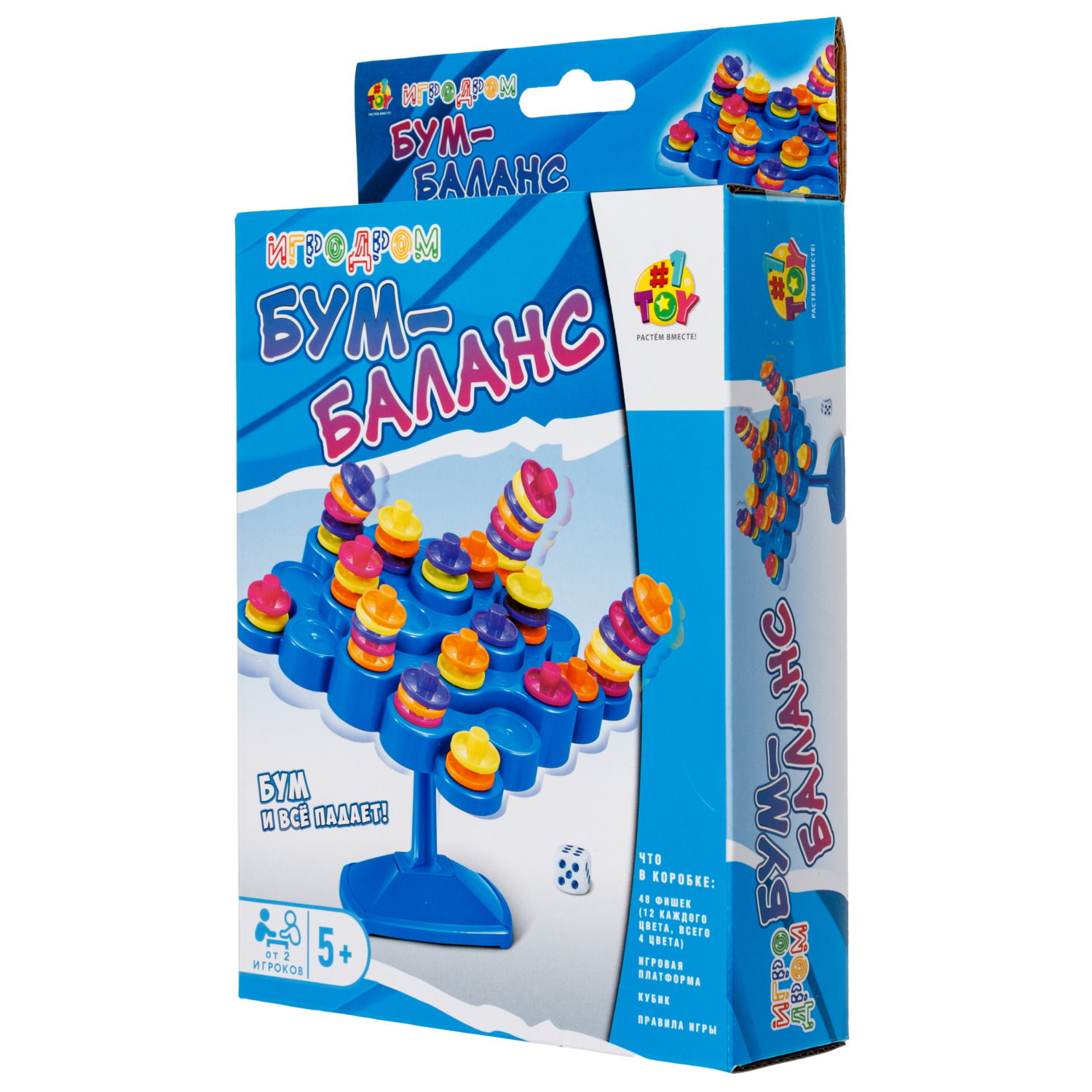 Настольная игра 1TOY Игродром Бум-баланс