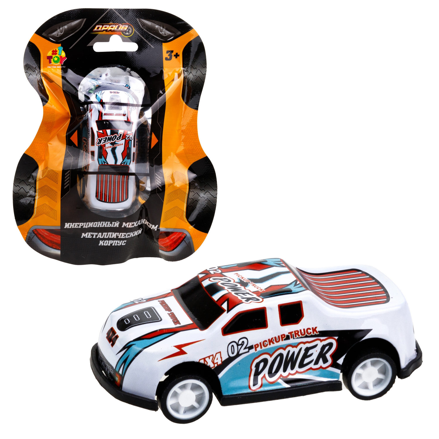 1toy Драйв Микромашинка, металлическая, инерционная, в ассортименте 92 вида