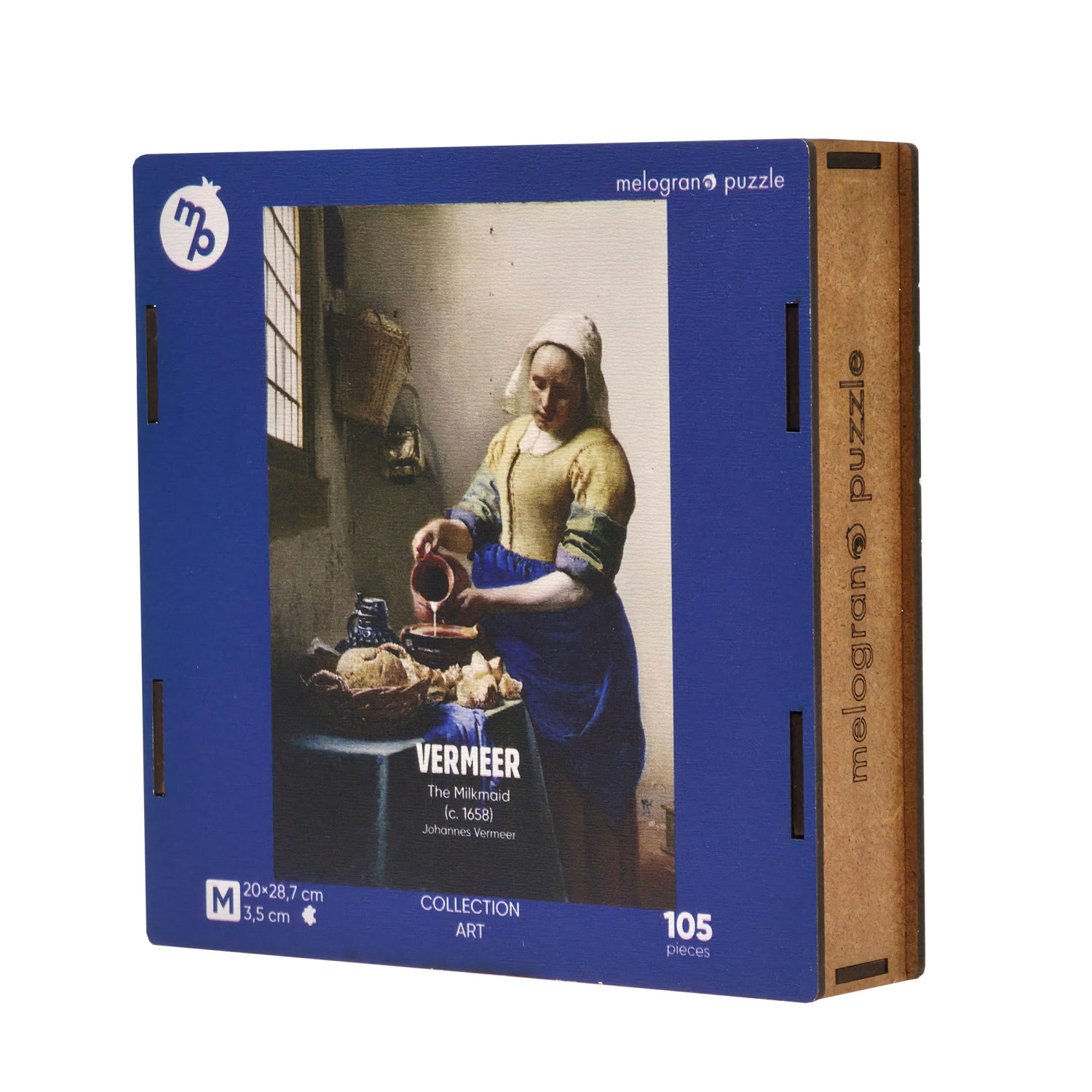 Деревянные пазлы Collection Art Ян Вермеер Молочница, 105 деталей