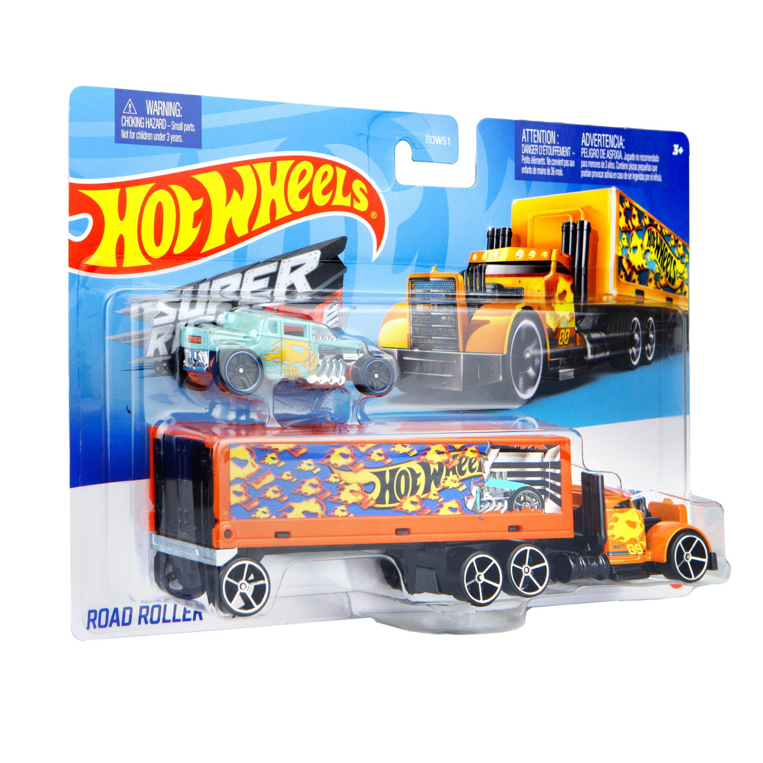 Hot wheels Набор игровой Супергрузовики со спортивными автомобилями, в асс.