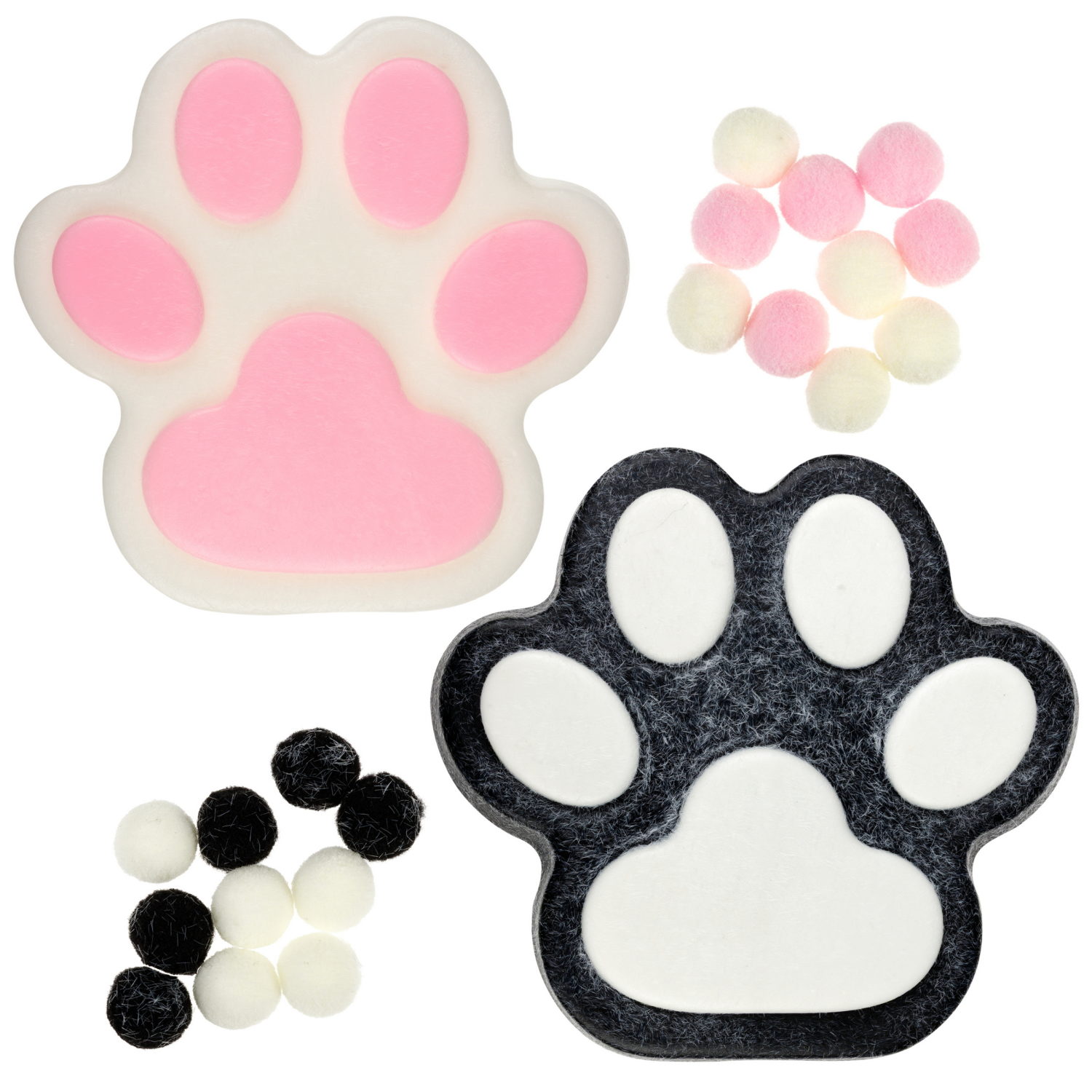 Таба лапа пушистая 1TOY Крутой замес, большая, 26х23,5х2 см, в ассортименте