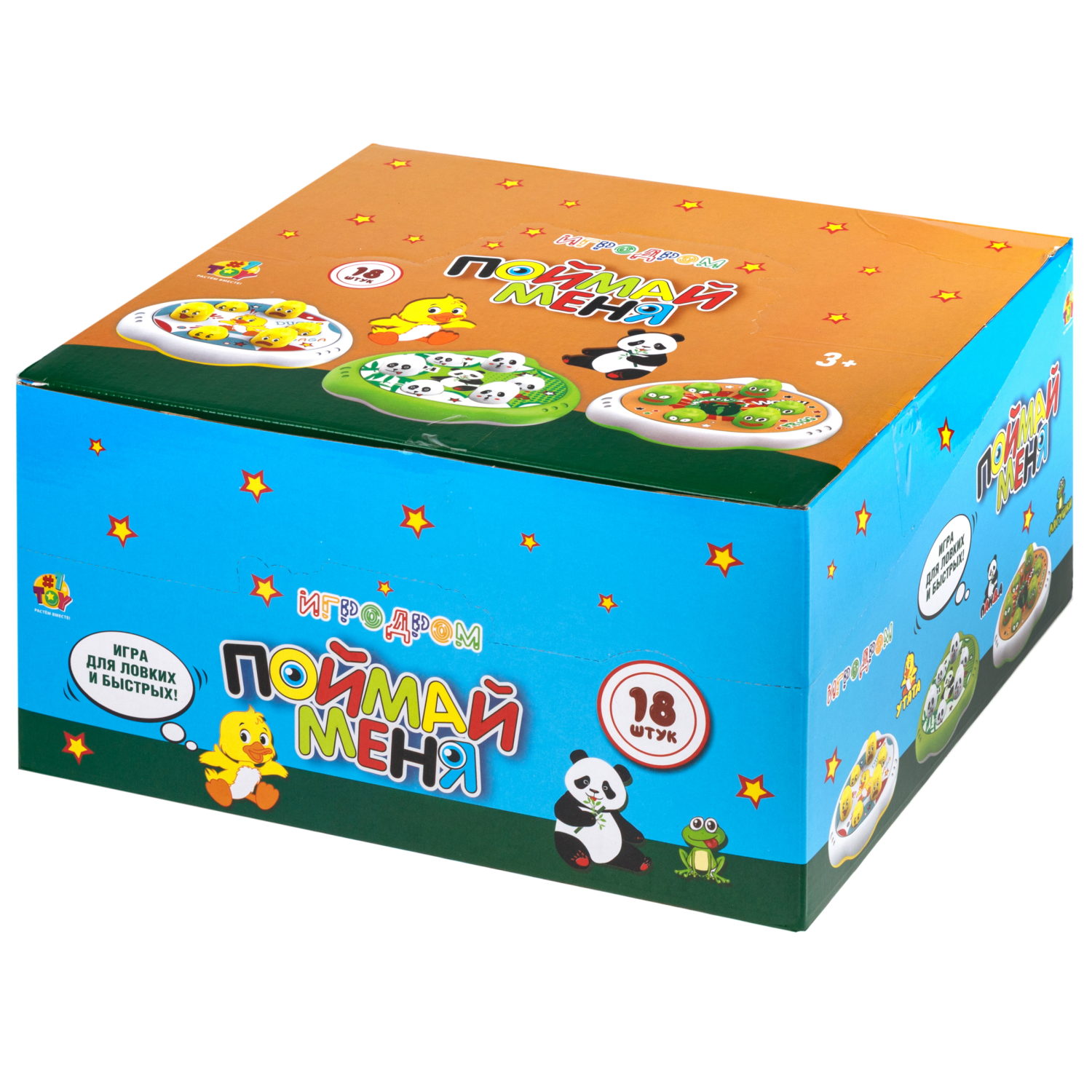 Настольная игра 1TOY Игродром Поймай меня, мини, в ассортименте