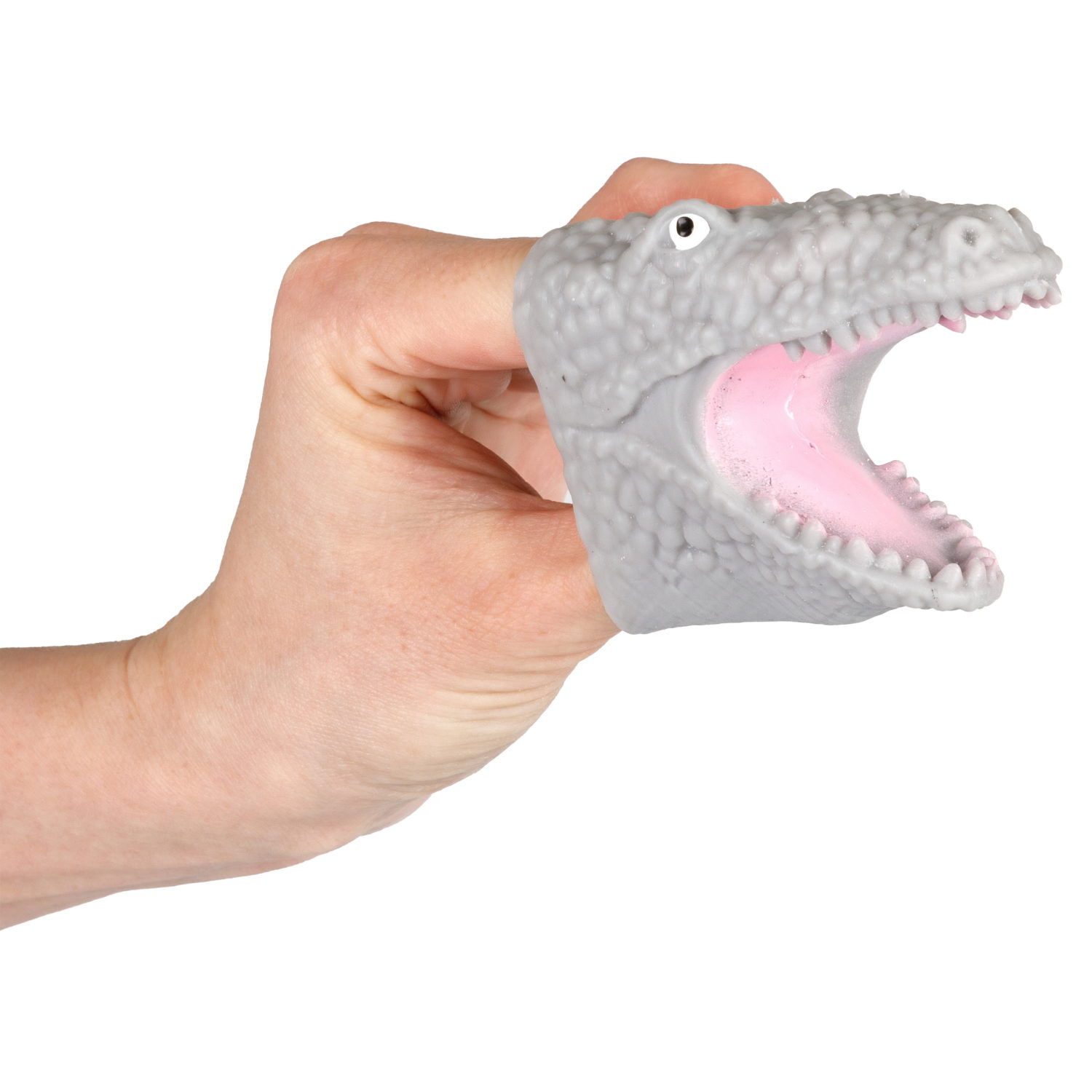 1toy "Зверуки" мини динозавр на руку, 4 вида, 16 шт в д/б