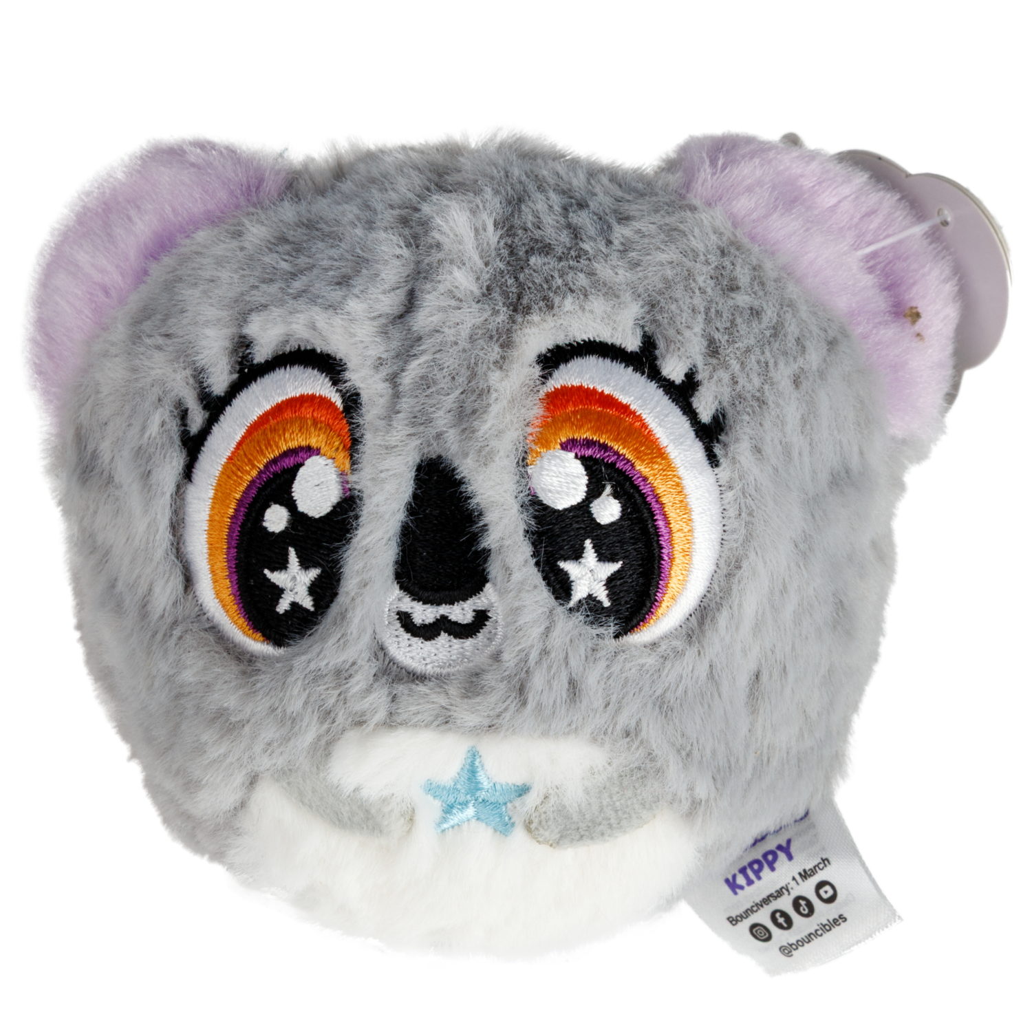 Bouncibles плюшевая игрушка-попрыгунчик,серая коала KIPPY,8 см