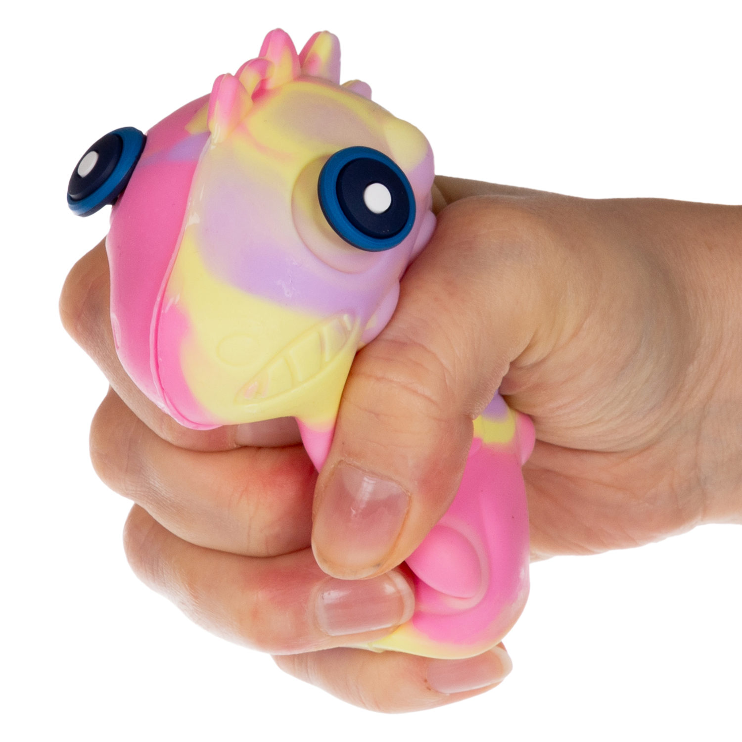 1toy Жмяка Hit Pop It "Динозавр" 9,5х9х4,2 см, 4 вида в ассортименте