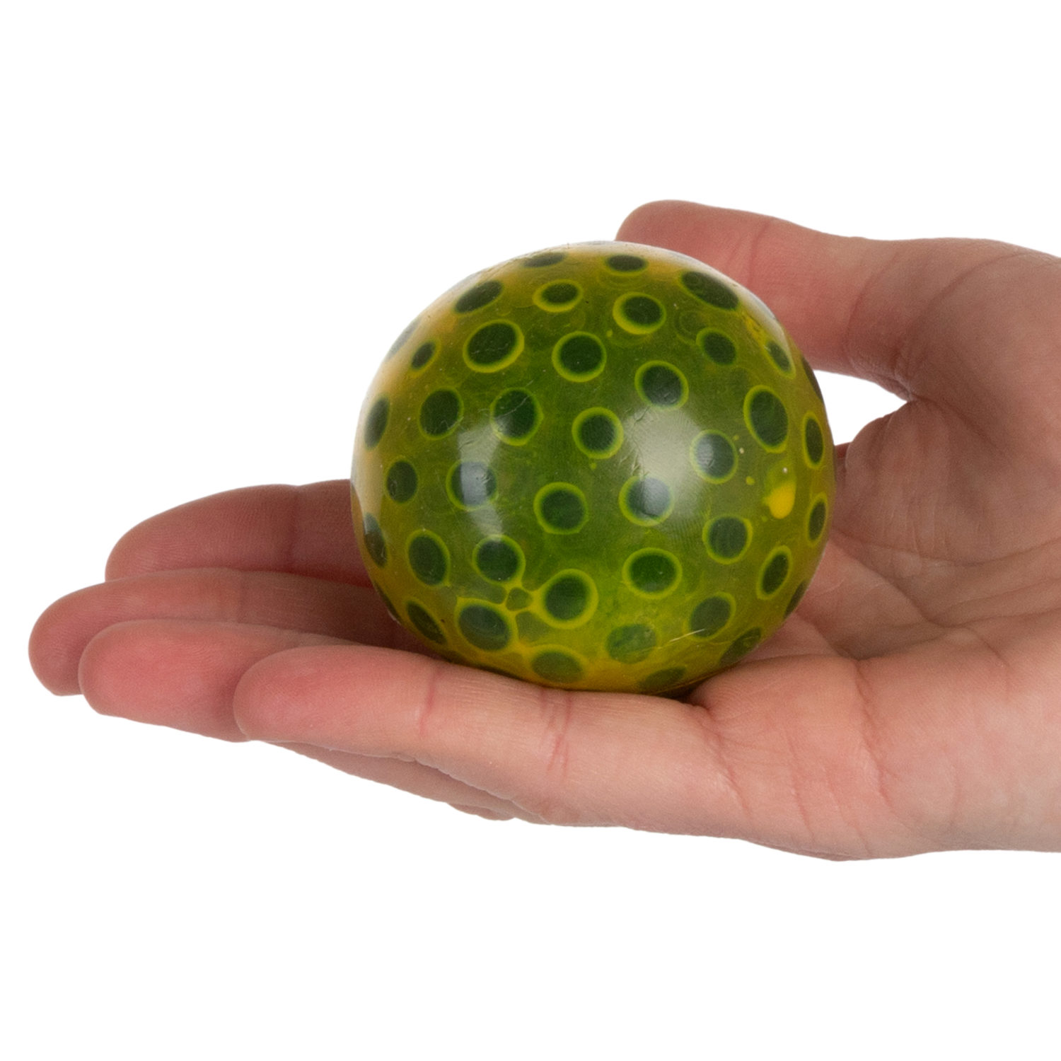 Антистресс с шариками внутри 1TOY Крутой замес Паучий глаз, 4 цвета в ассортименте, 6 см