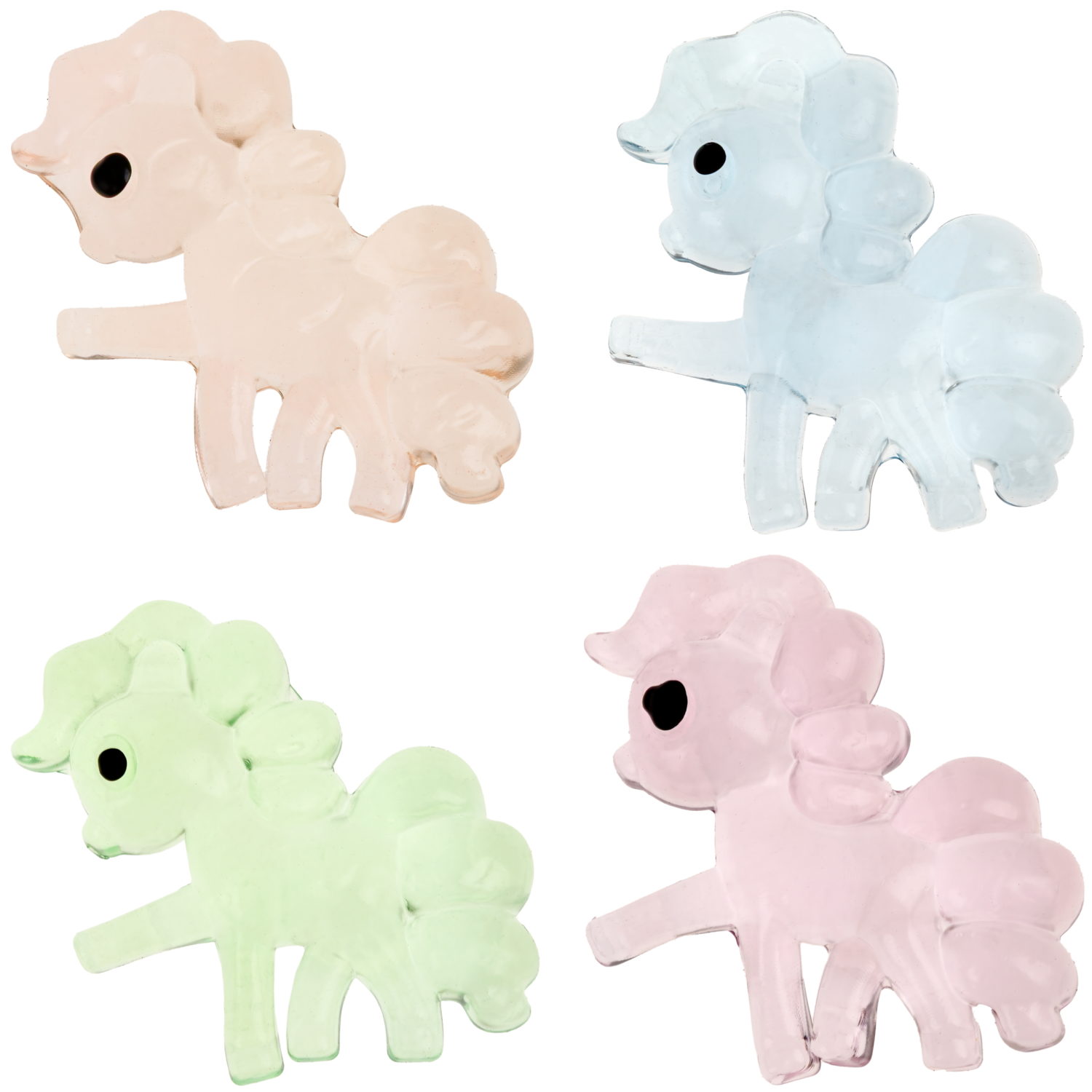 Таба сквиши 1TOY Крутой замес Единороги, набор 4 шт., 4,5х3,5х1 см