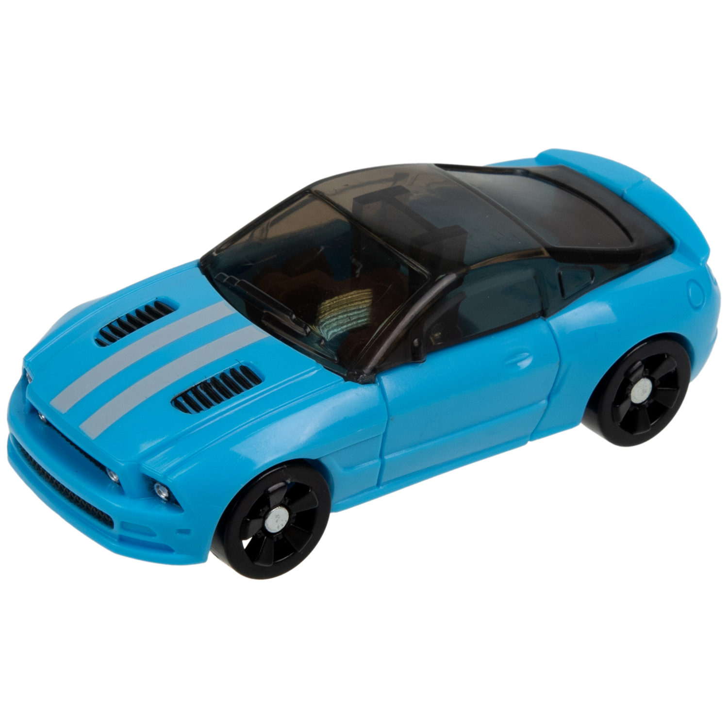 1toy Transcar mini робот-трансформер, 8 см, блистер (в асс. 2 вида, красный и синий)