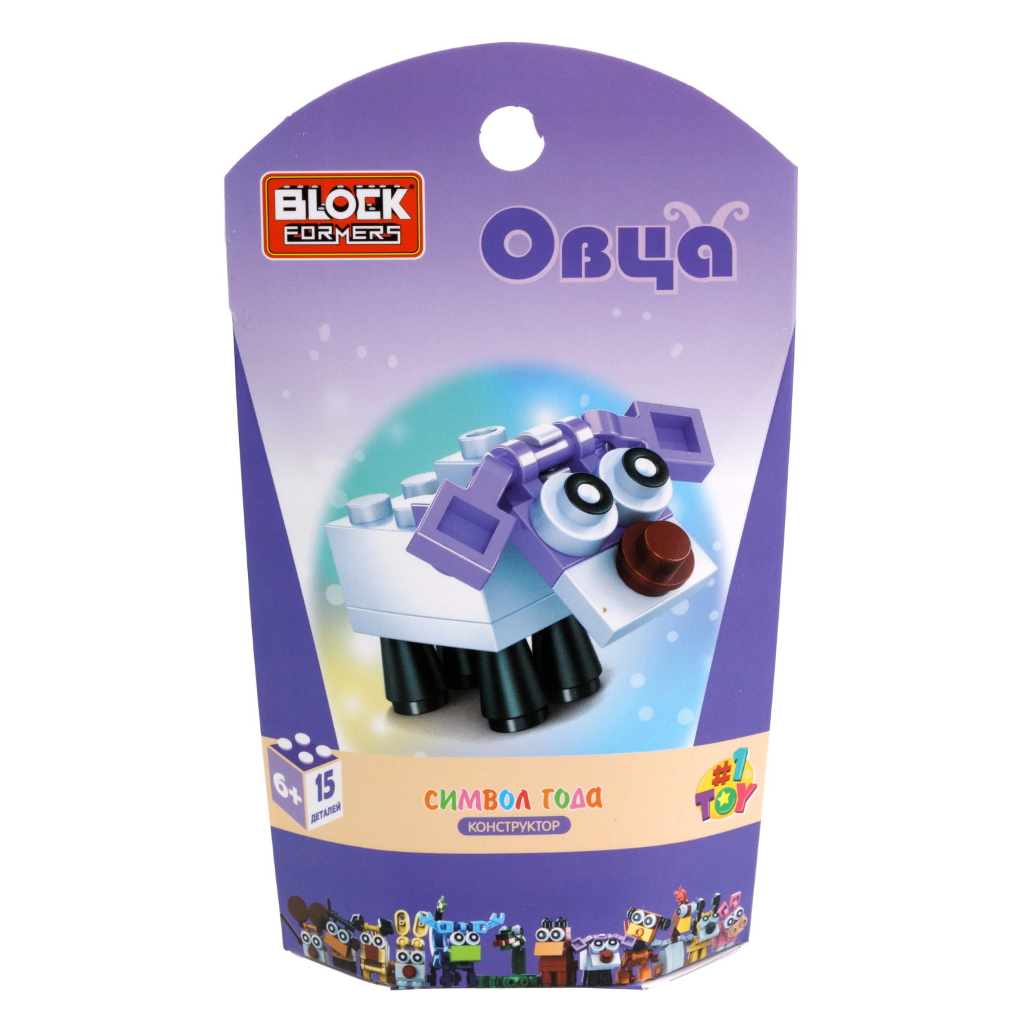 1TOY конструктор Blockformers "Символ года", 12 видов в ассортименте