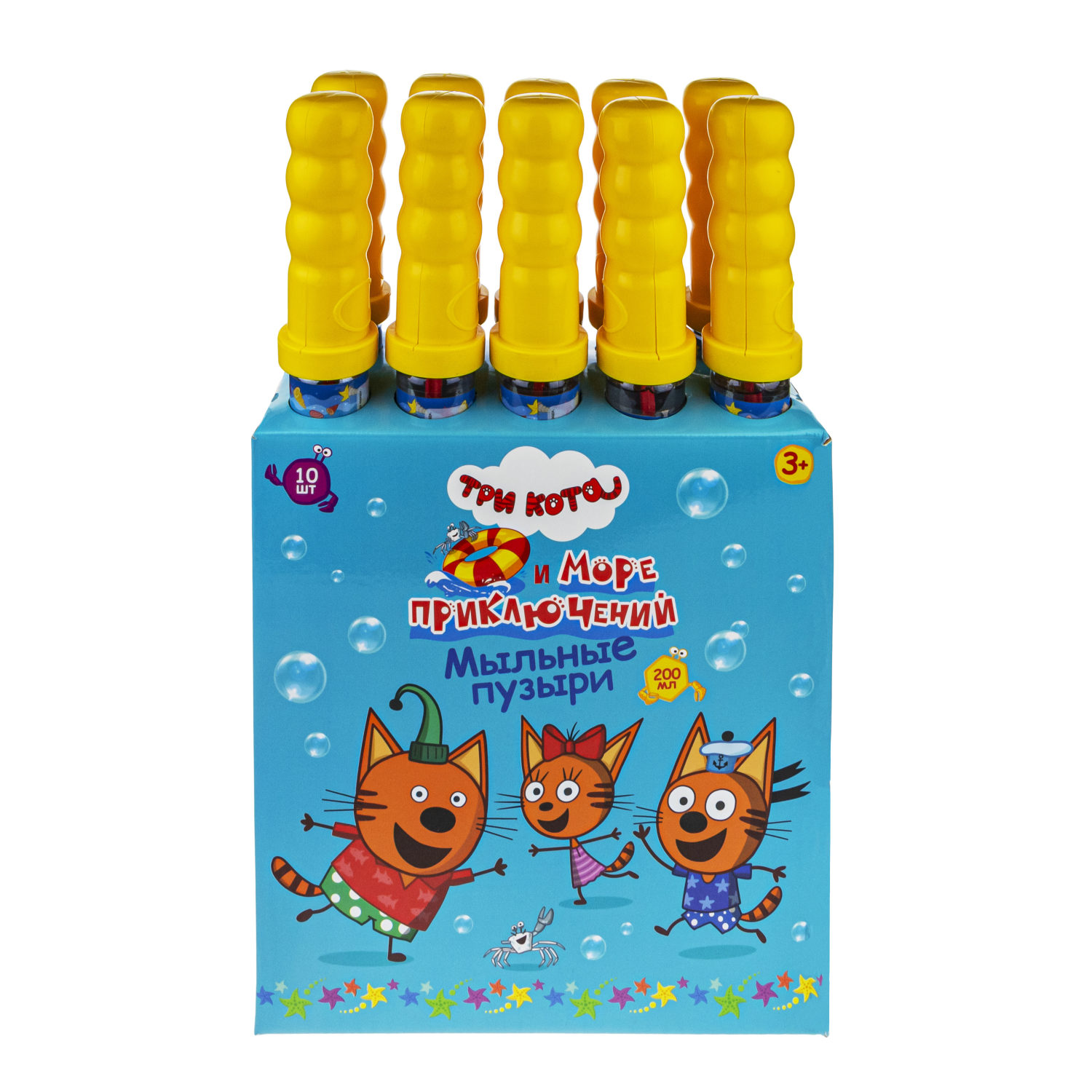 Мыльные пузыри 1TOY Три кота, 200 мл