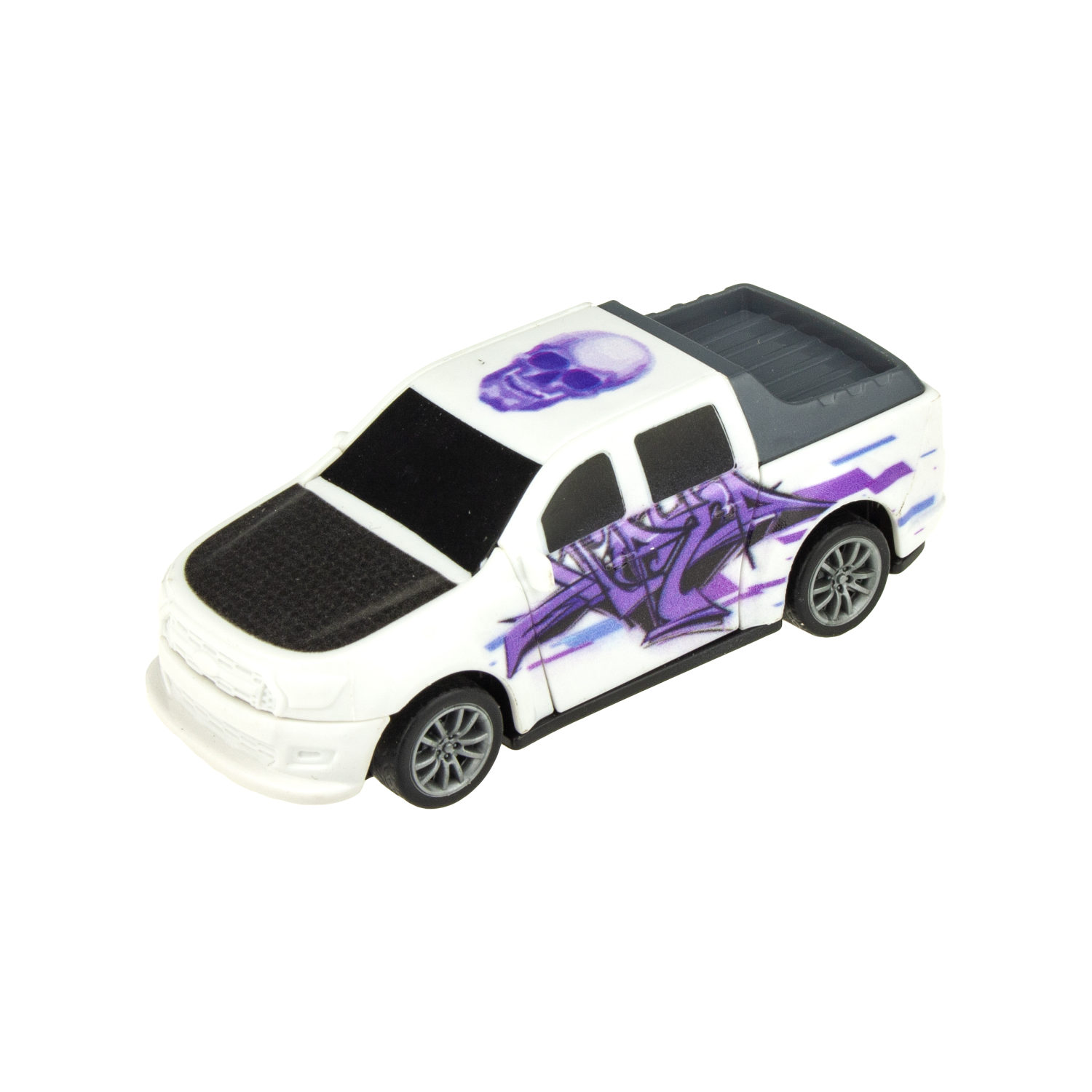 Машинка инерционная 1TOY CrashFest Graffity 2в1, разборная, гоночная, спортивная, 10 см