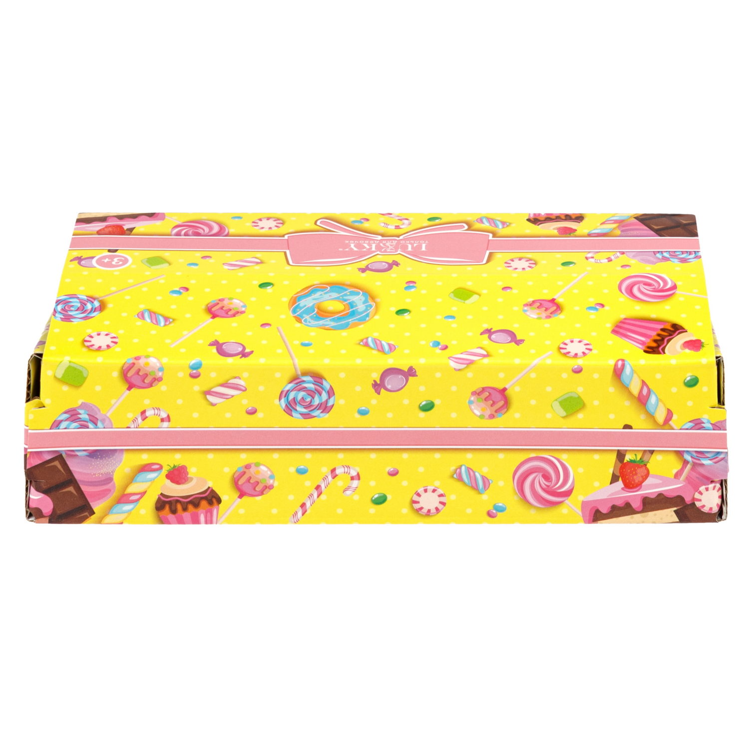 Блеск для губ с блестками Lukky Dessert Cookie, 2,5 г, 4 вида в ассортименте