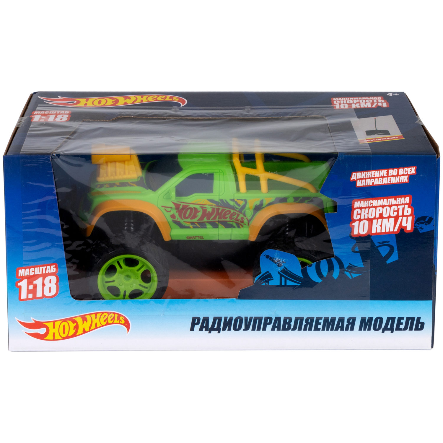 Машинка на пульте управления Hot Wheels Внедорожник, 21 см
