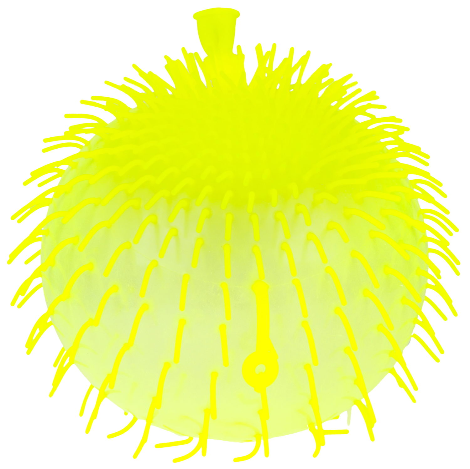 Игрушка ДУТИКИ 1TOY Ёжик йо-йо, максимальный размер 20 см, жёлтый