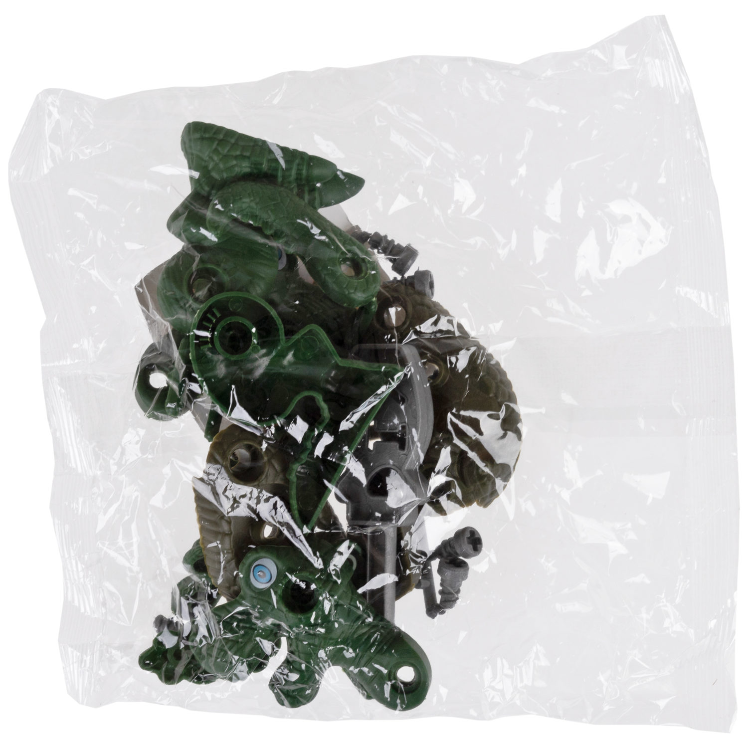 Конструктор 1TOY Динопарк "Клетка с динозавром", с отверткой, винтовой