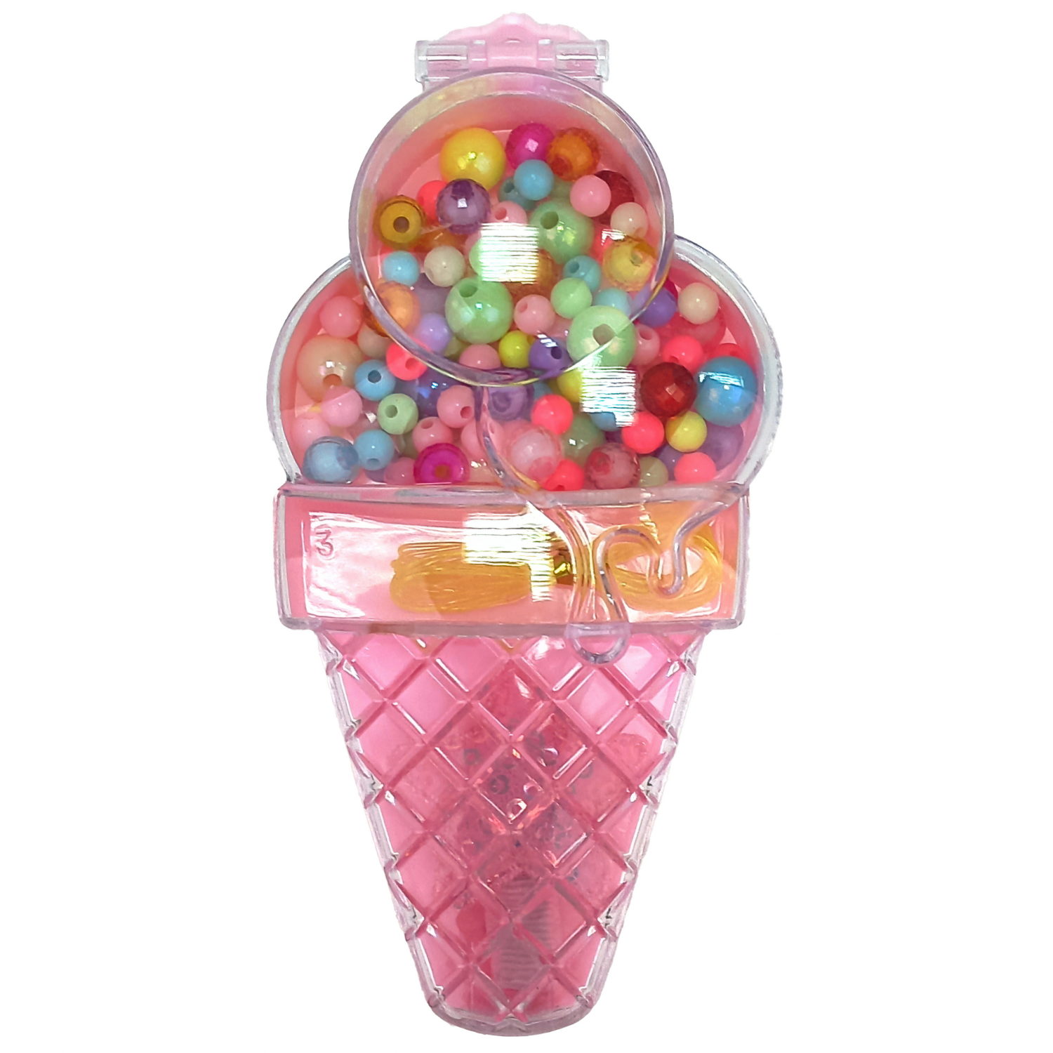 1TOY игровой набор для детского творчества "Bijou" мороженое, пакет с хэдером.
