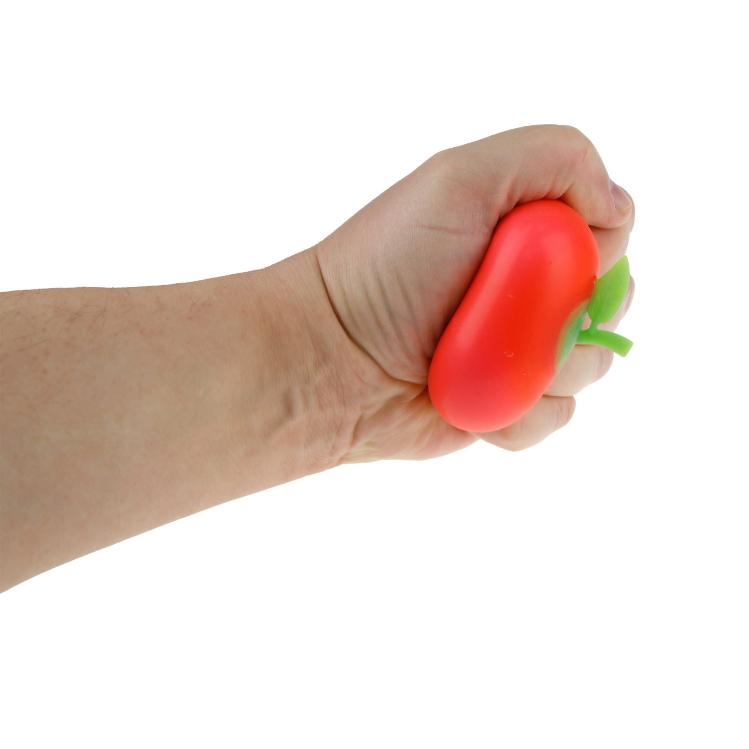 Антистресс-игрушка для рук 1TOY Крутой замес Яблоко, красное, 6,5 см