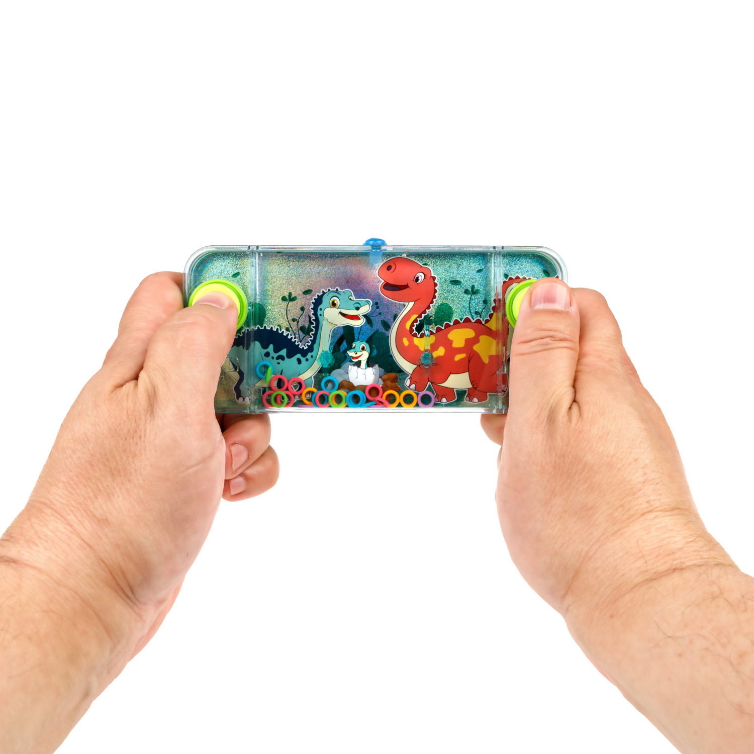 Водный тетрис 1TOY Игра с водой Насади колечки Динозавры, 15,5х7х2 см, 3 вида