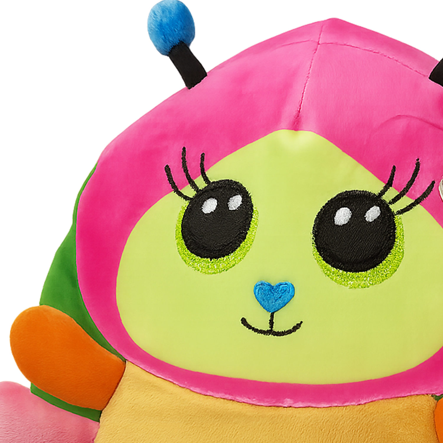 Мягкая игрушка TY Squish-a-boos Гусеничка Nessa, 25 см