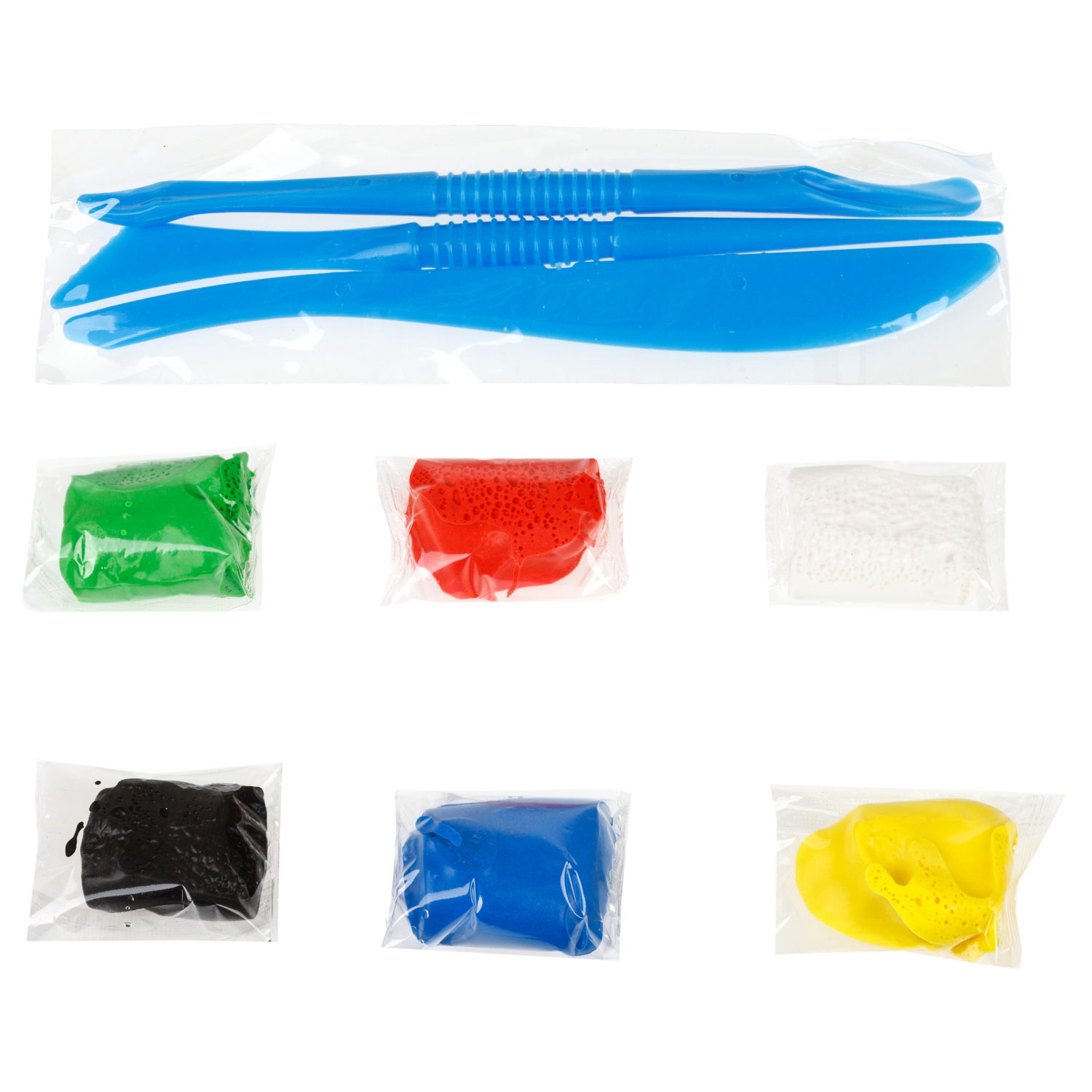 Набор Реконструктор "Тиранозавр", скелет динозавра + лёгкий пластилин, 6 цветов