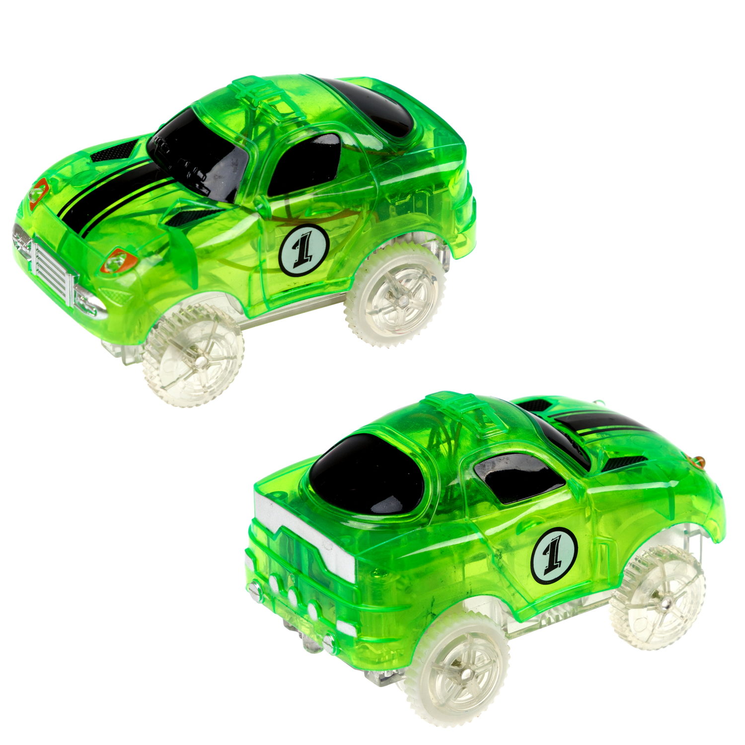 Автотрек 1TOY «Большое путешествие», гибкий трек с машинкой