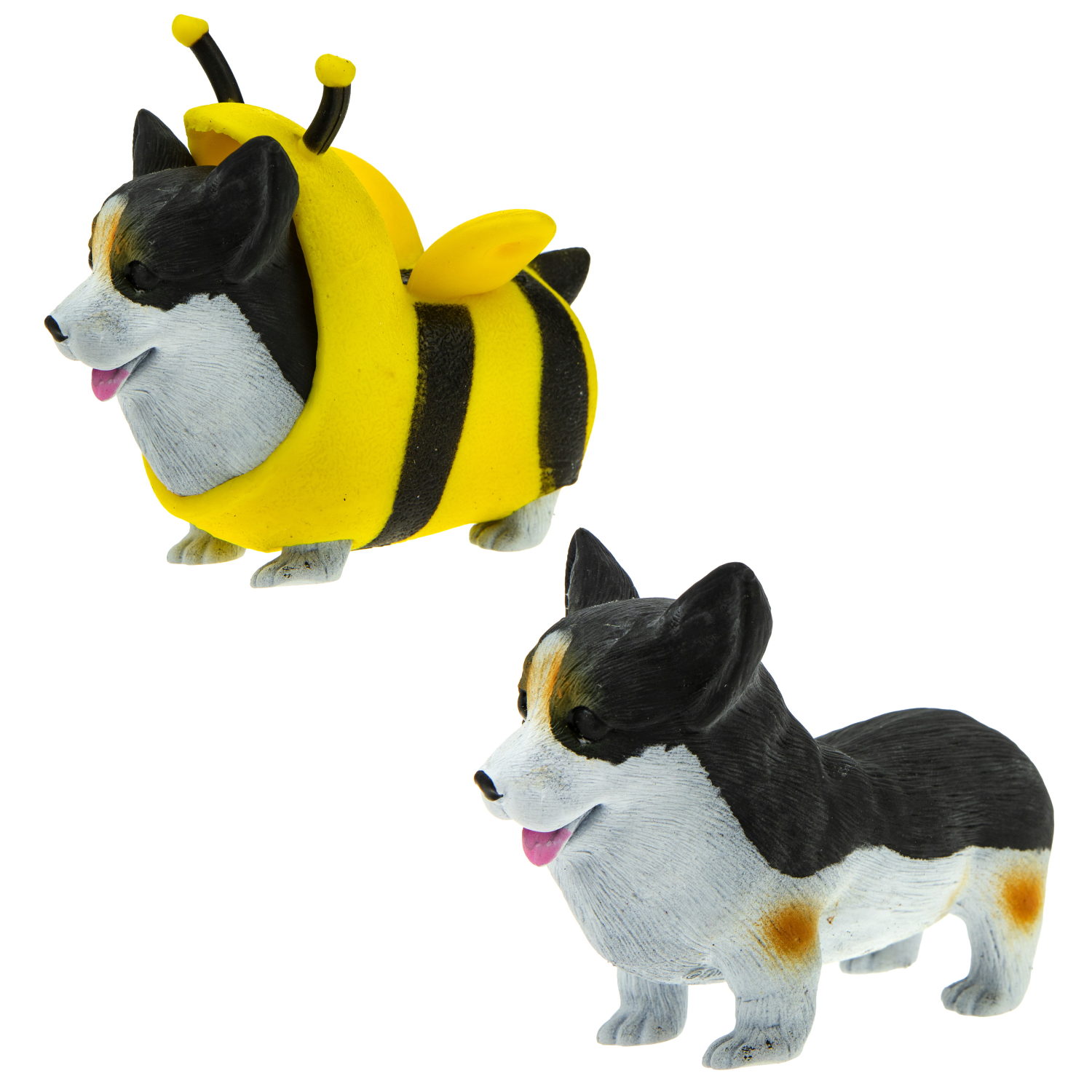 Антистресс игрушка 1TOY Прокачка для собачки, тянущиеся собачки в костюмчиках, 12 видов, пакет с окном