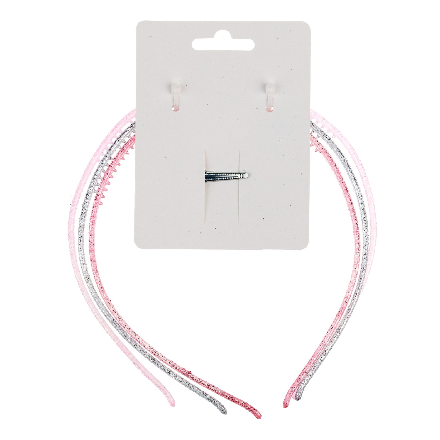 Lukky Fashion набор из 4 аксессуара для волос: 3 ободка с блестками, заколка с бабочкой из шифона