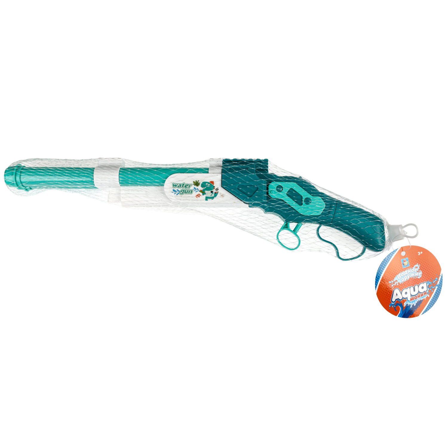 Водный пистолет 1TOY Аквамания, 39х11х4,6 см