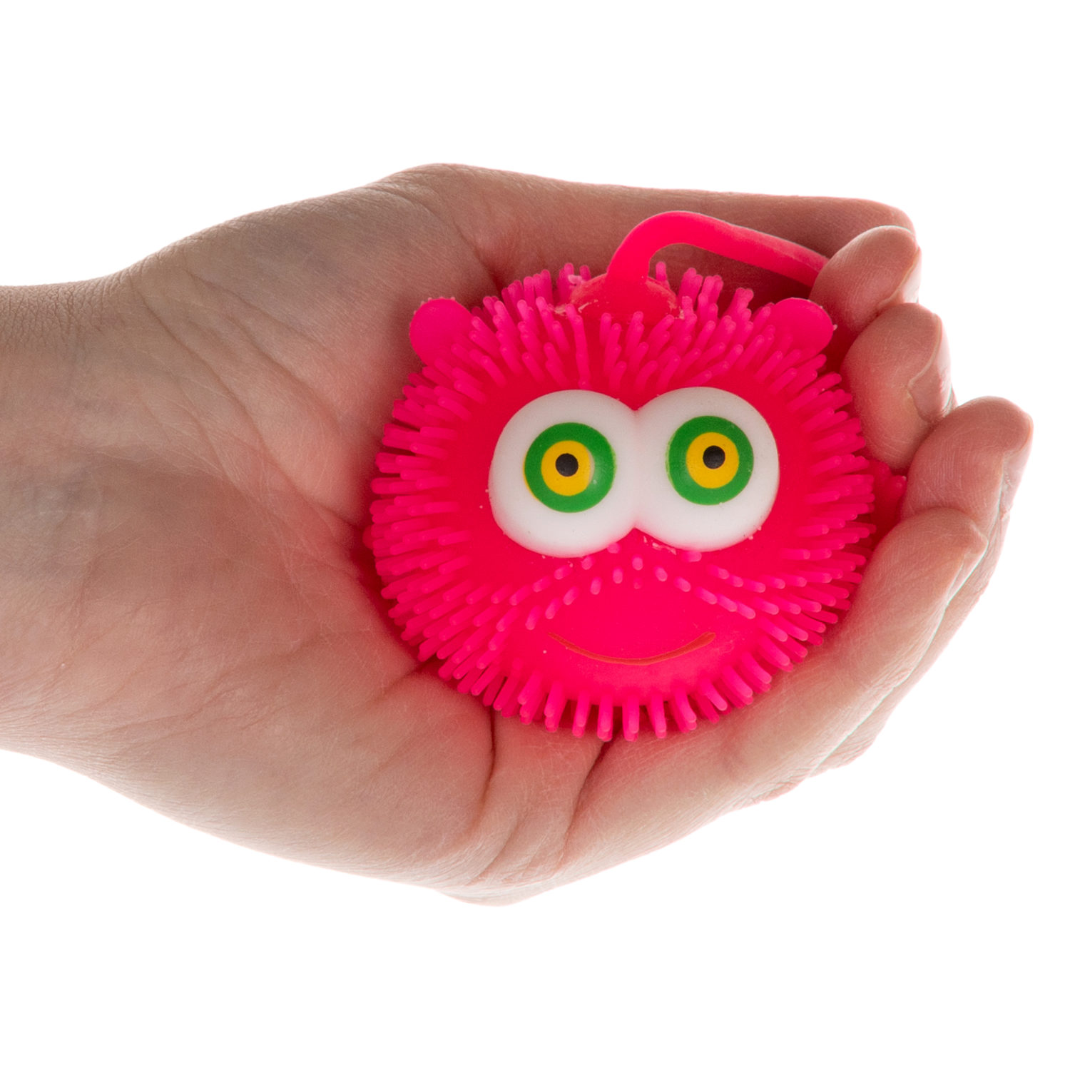 Антистресс-игрушка для рук 1TOY Ё-Ёжик, для детей и взрослых, розовая, 1 шт.