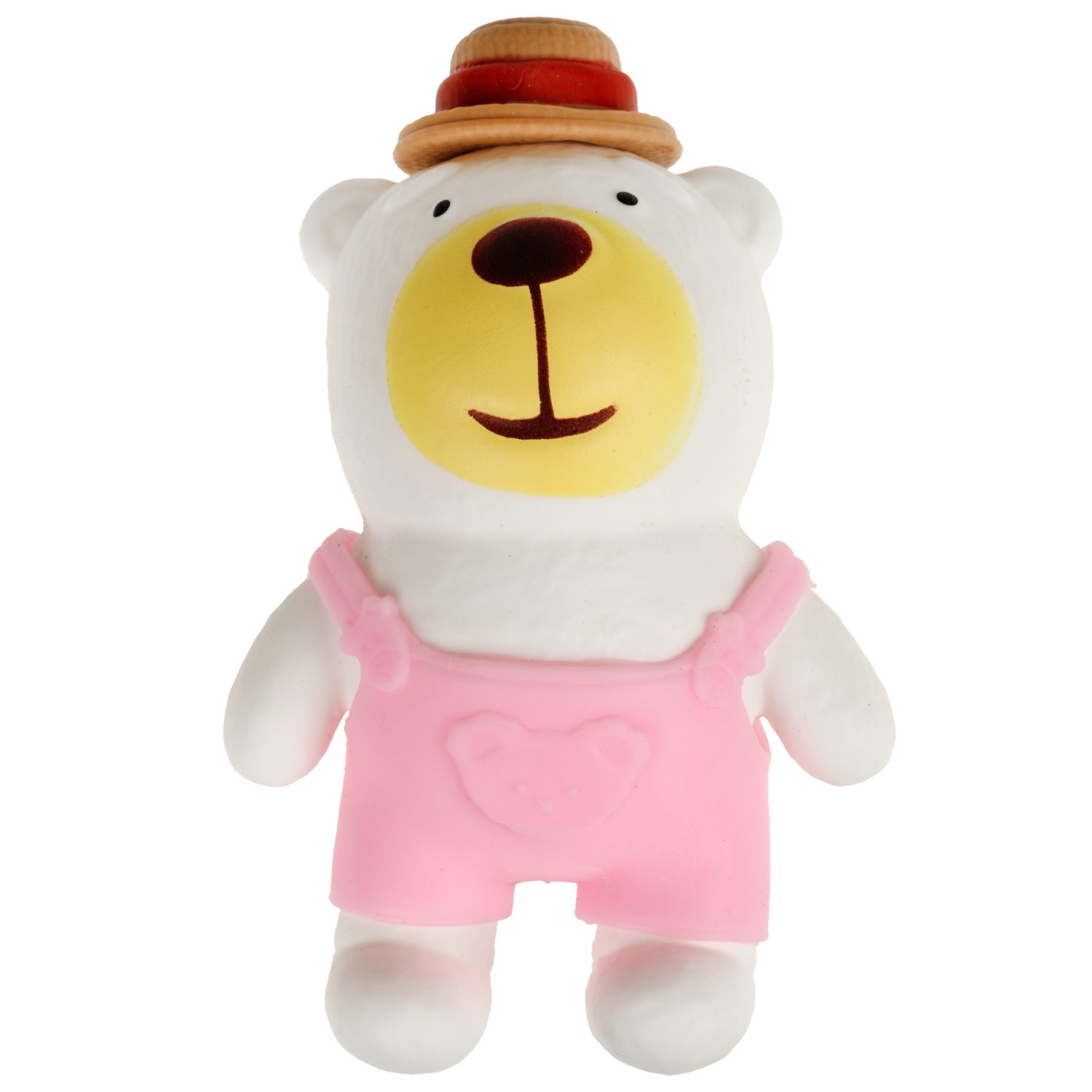 Антистресс-игрушка 1TOY Крутой замес медведь в костюме, 15х11 см