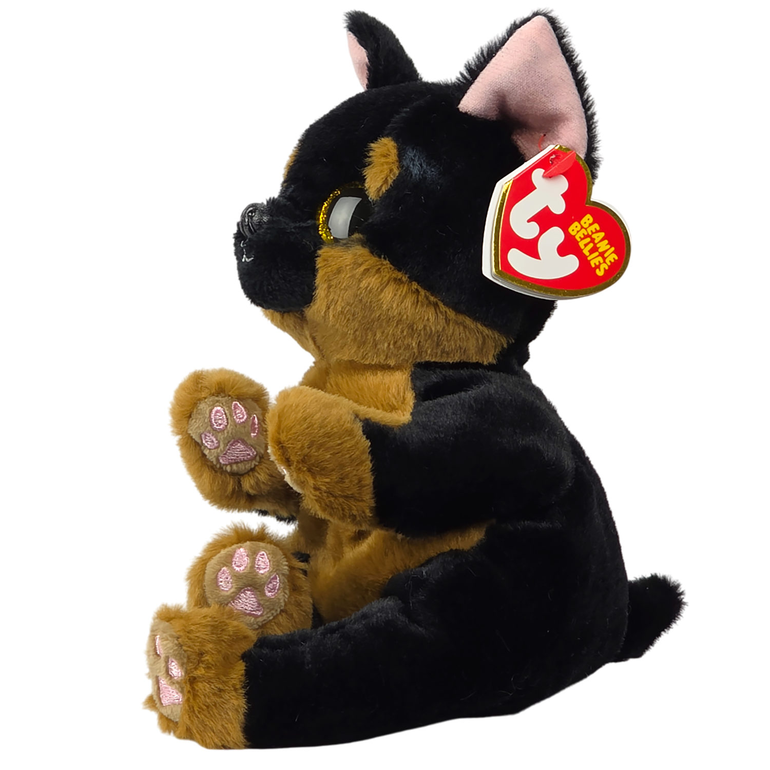 Мягкая игрушка TY Beanie Bellies коричневая собачка Dog, 15 см