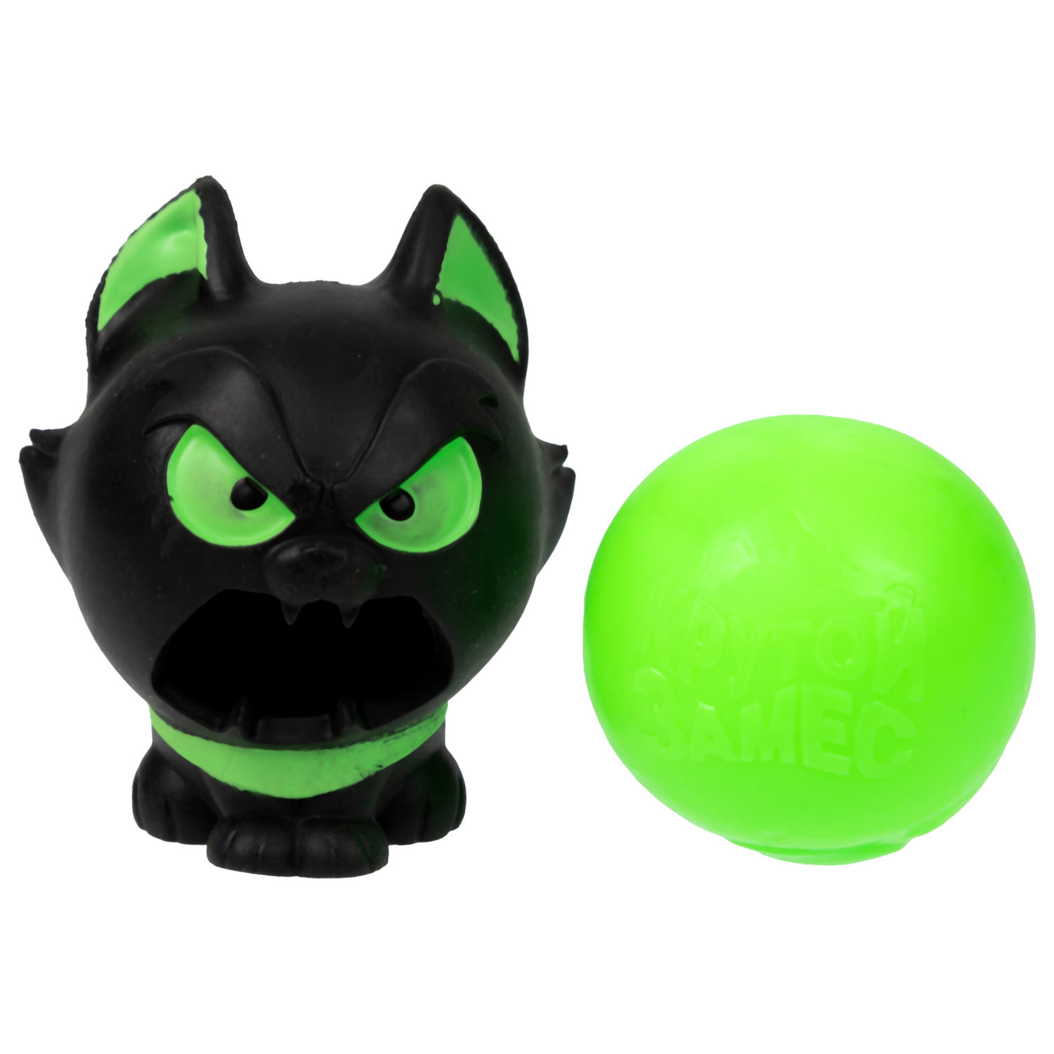 Игрушка-сюрприз 1TOY MONSTER BALL Крутой замес, антистресс, тянущиеся фигурки с шаром внутри, сквиши, 1 шт.