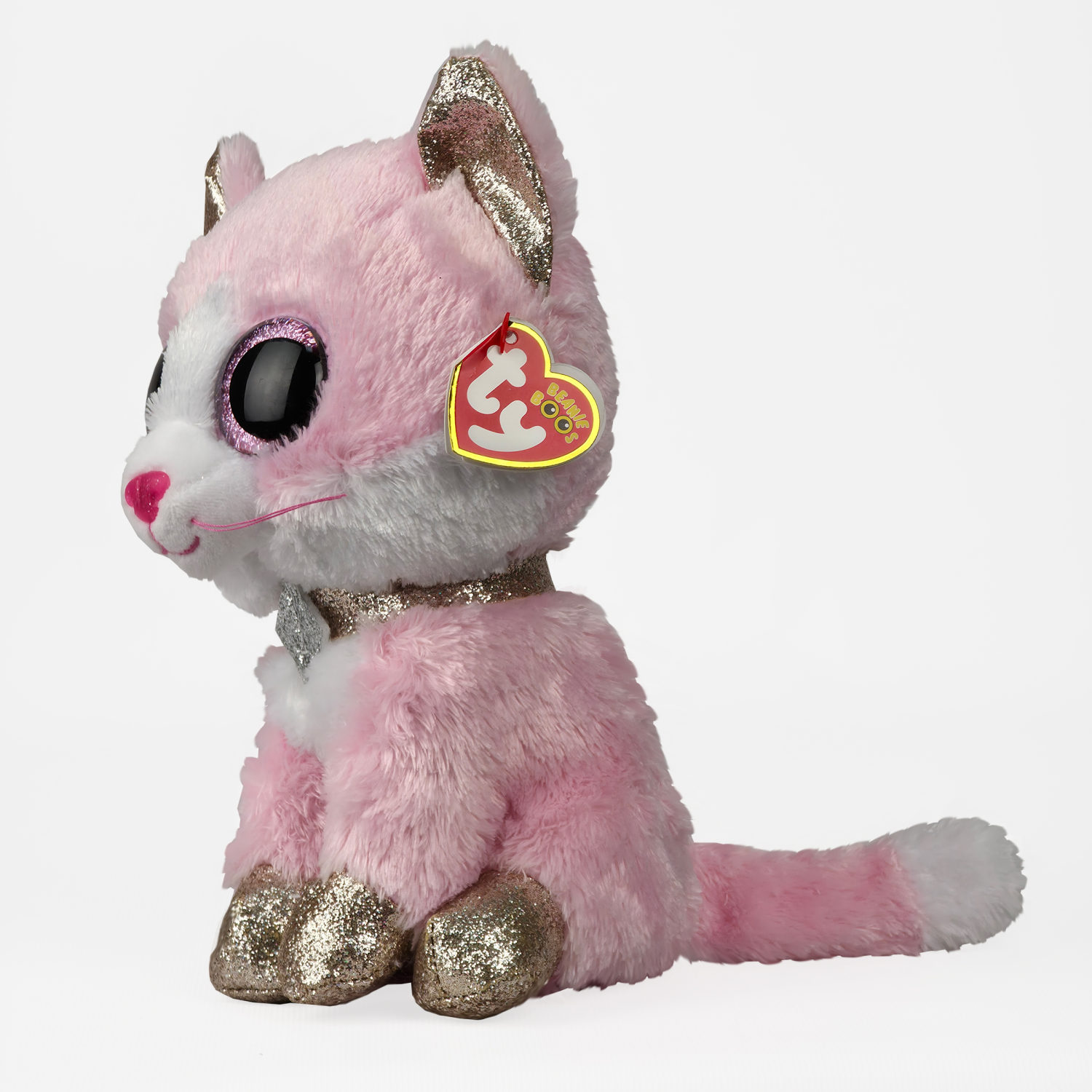 Мягкая игрушка TY Розовая Кошечка Фиона, 25 см