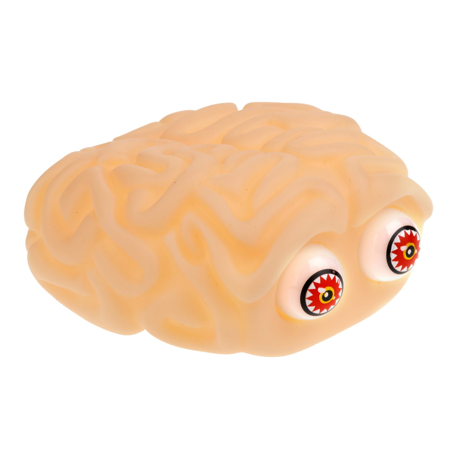 Игрушка антистресс для рук 1TOY пучеглаз Мозг, резиновая, мялка, жмякалка, для детей, для взрослого