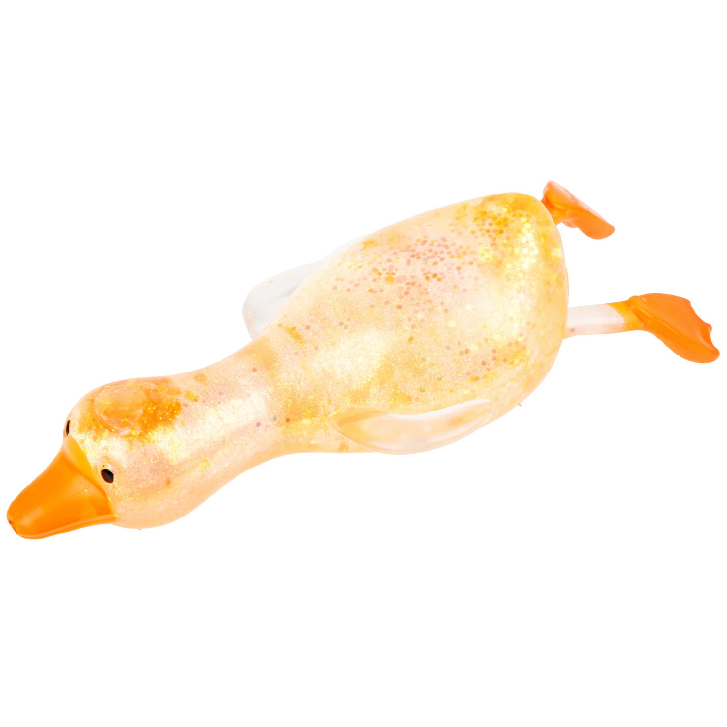 Антистресс-игрушка 1TOY Крутой замес Супергель гусь прозрачный, 9х8х5 см