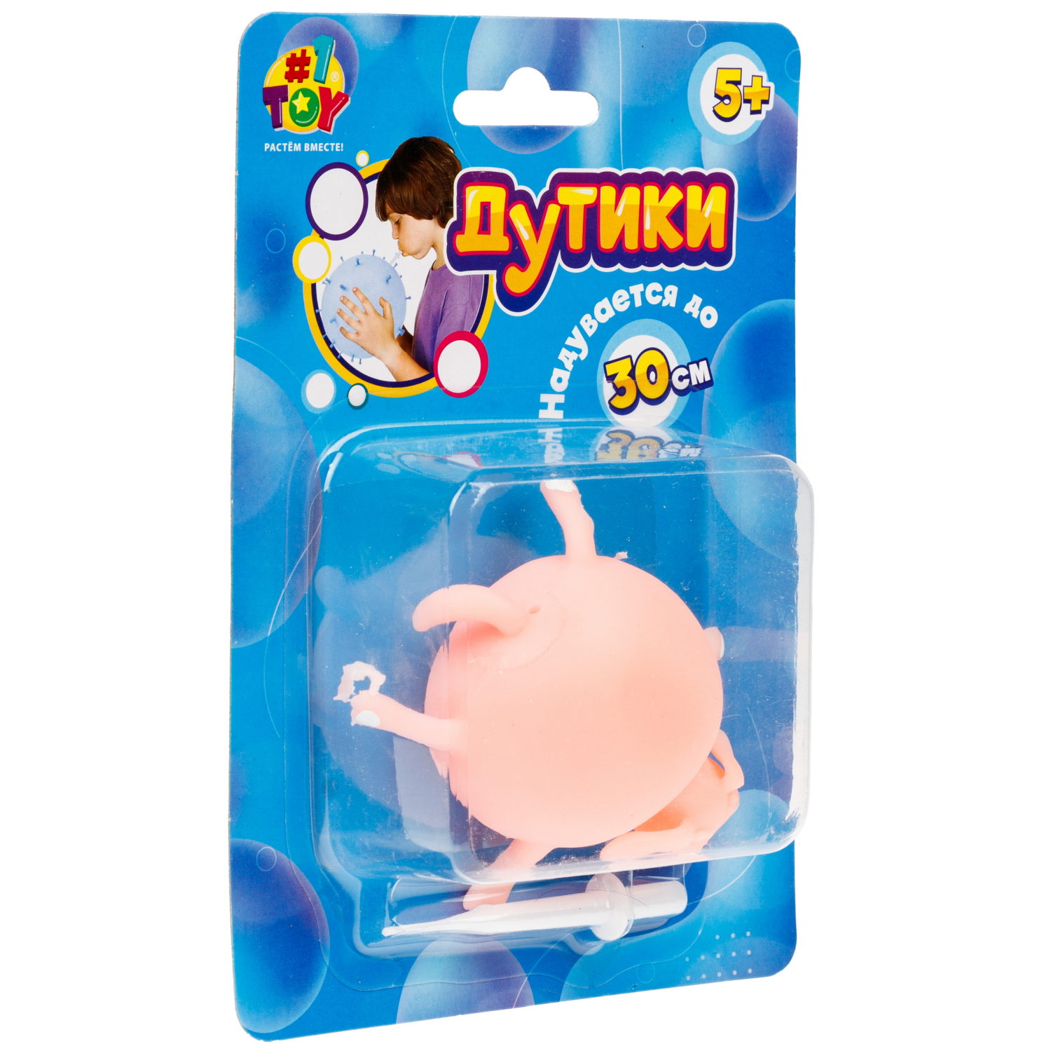 Игрушка ДУТИКИ 1TOY Животные, максимальный размер 30 см, собака