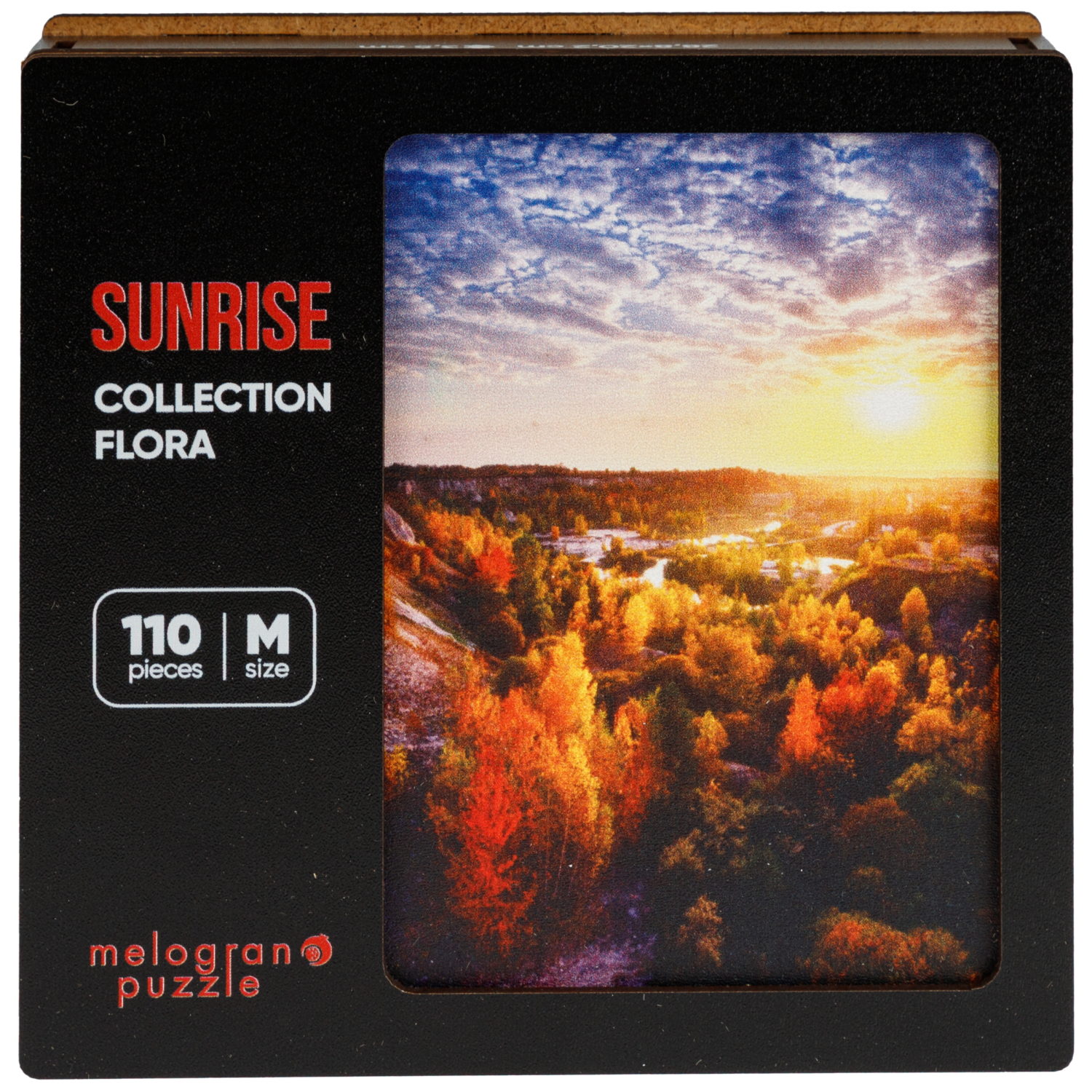 Деревянные пазлы Collection Flora Восход солнца, 110 деталей