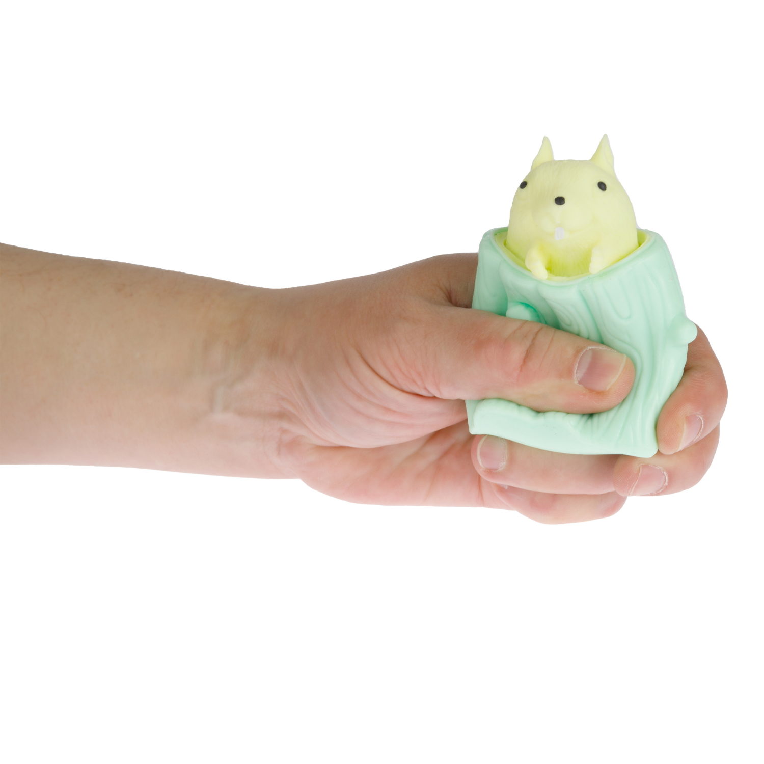 1Toy Жмяка "Выскочка. Бурундук" 5х6х7 см, 12 шт. в д/б