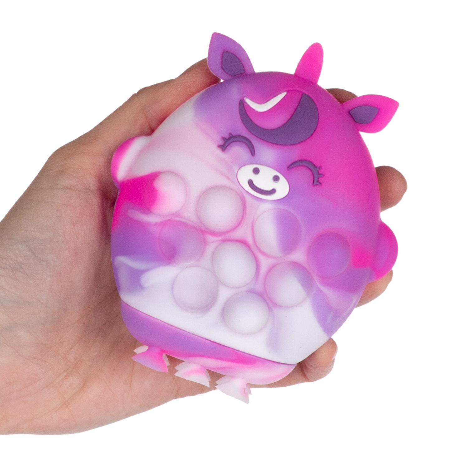 1TOY Жмяка Hit Pop It "Животные" 11х9х5 см, свинка