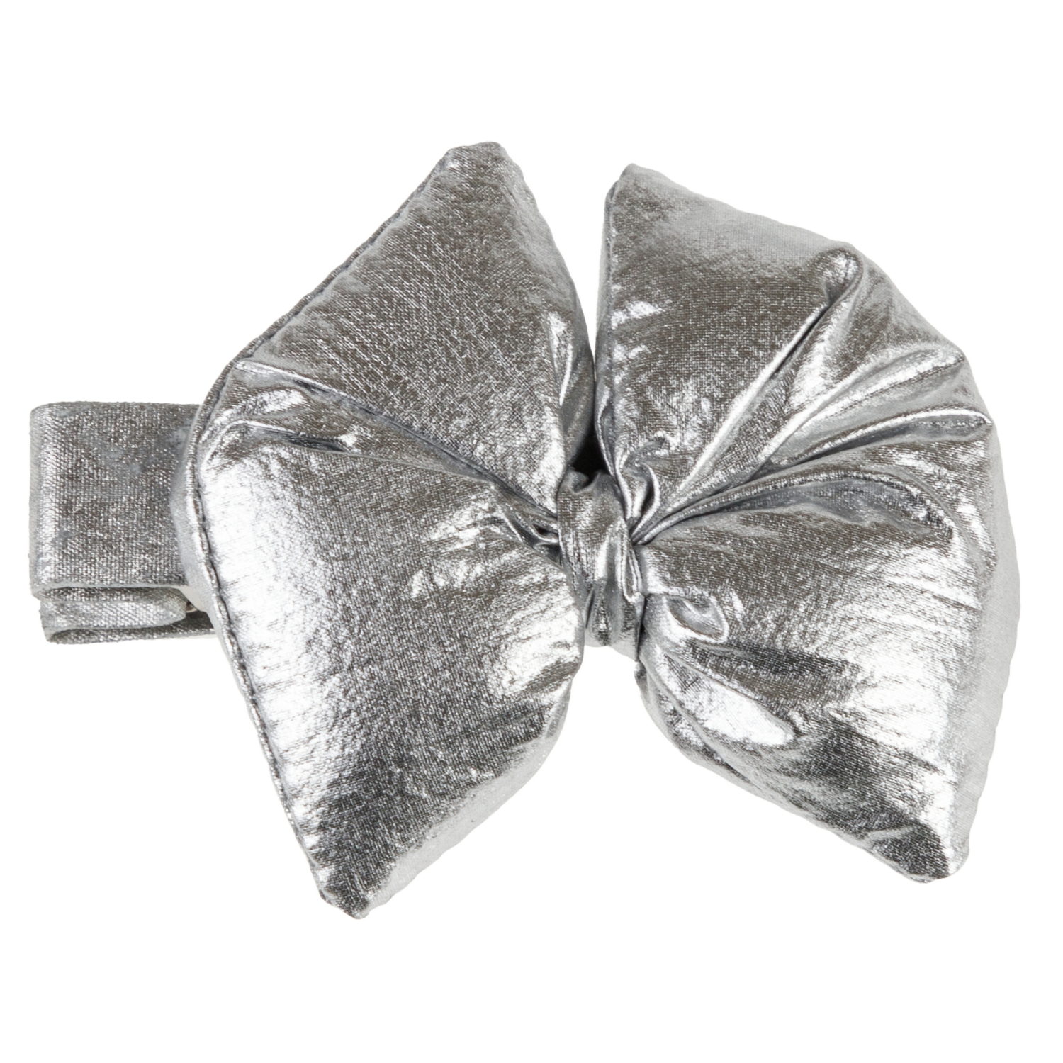 Lukky Fashion набор из 3 аксес.д.волос Бантики "Металлизированная кожа":2 резинки,1 заколка-зажим,5 цв.микс