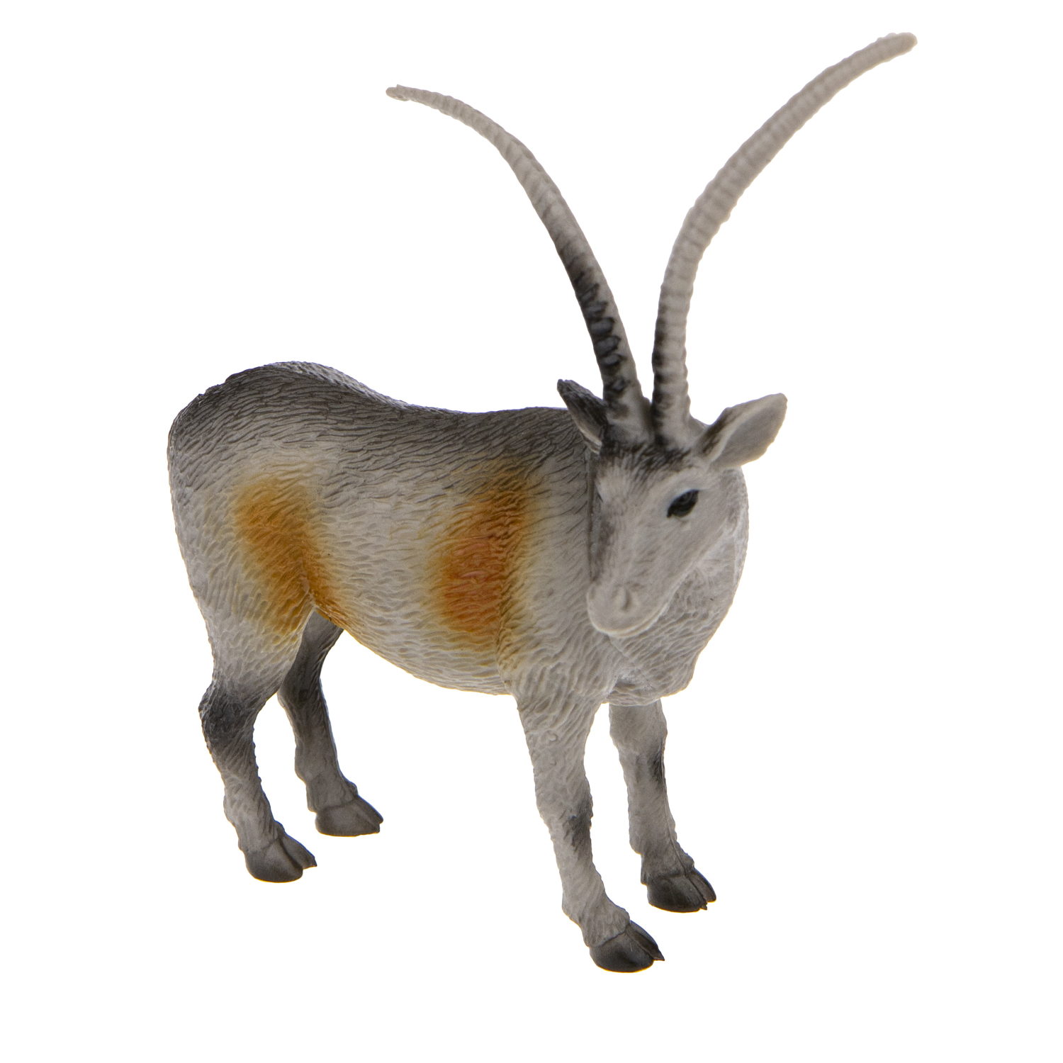 Игровой набор 1TOY "В мире животных", фигурки диких животных Африки: фламинго, страус, обезьяна, гиена, орикс, 10 шт., 17 см.