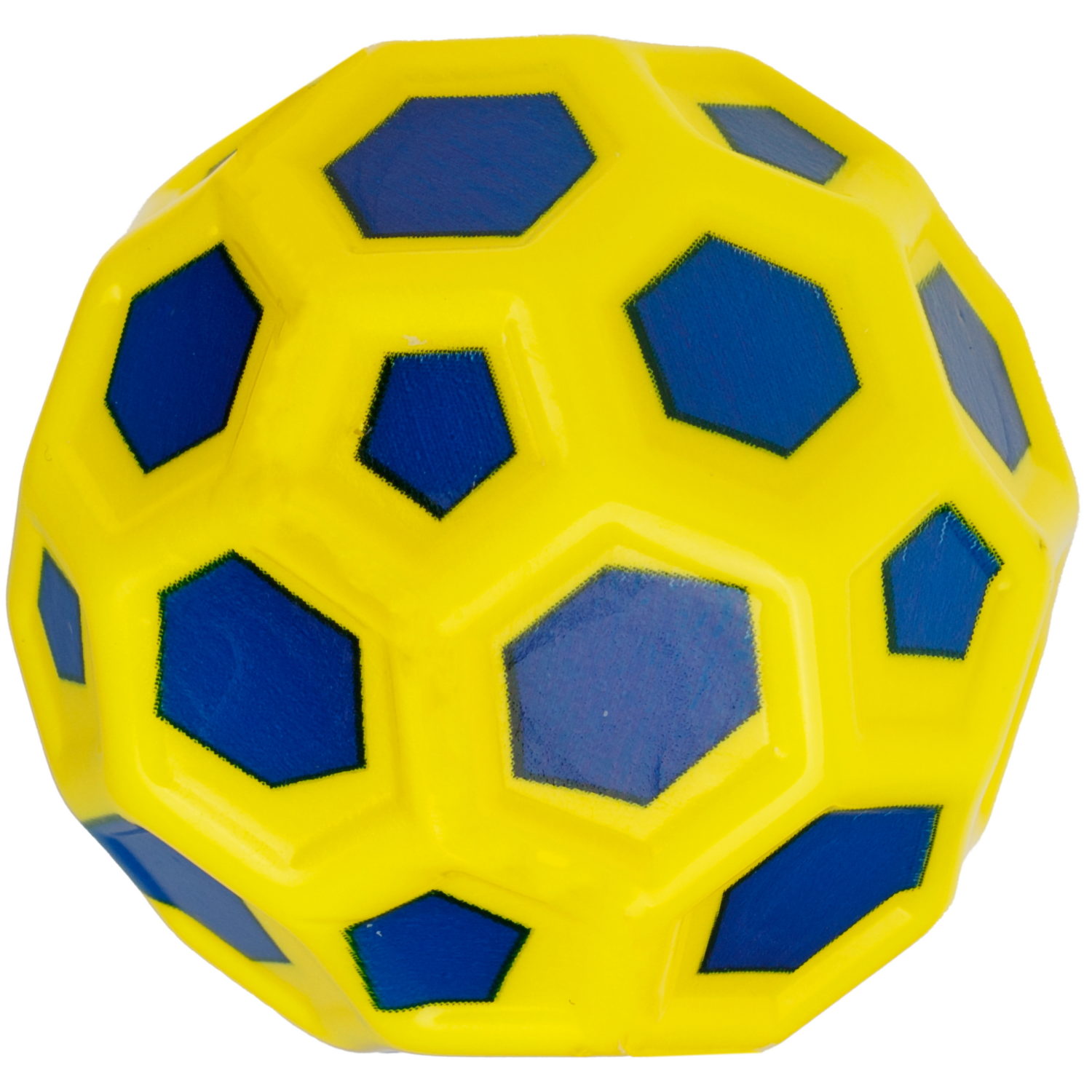 Мяч 1TOY Крутой замес Moon Ball пятиугольник, 5 см, сине-желтый