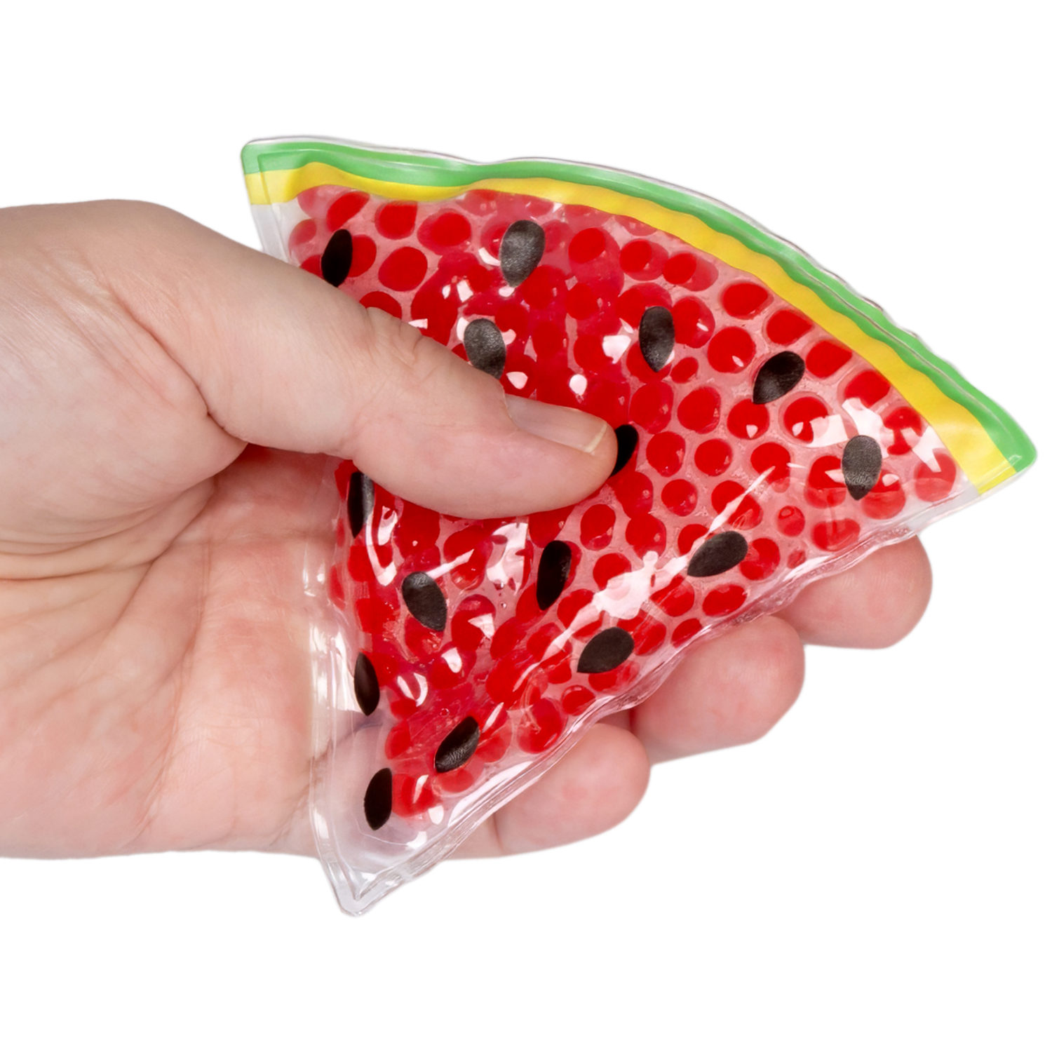 Акватубики переливайка 1TOY «Фрукты» скользун с водой внутри, антистресс для рук, жмякалка, 10 видов в ассортименте