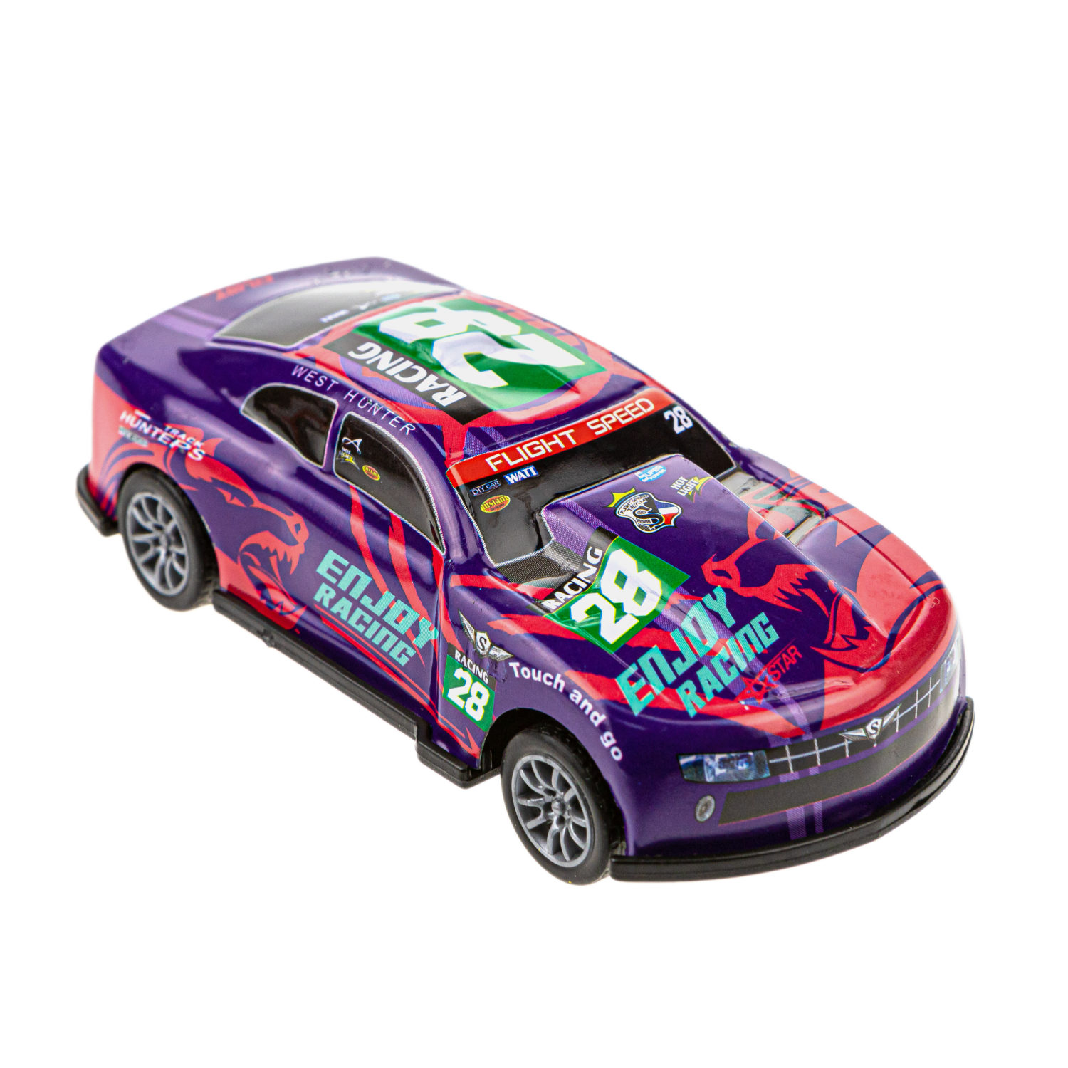 Набор машинок 1TOY Драйв, металлические машинки, инерционные, набор 10 штук