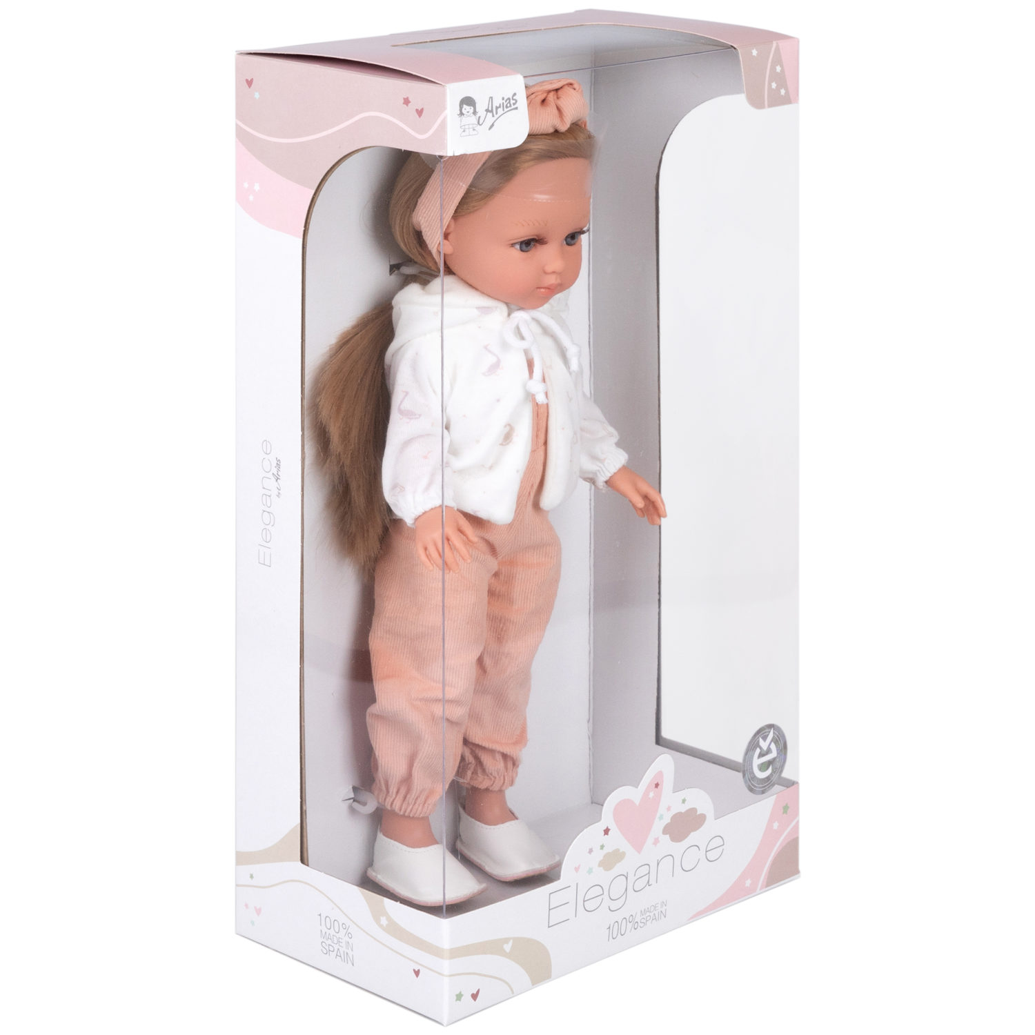 Кукла Arias ELEGANCE Carlota casual, виниловая, Испания, 36 см