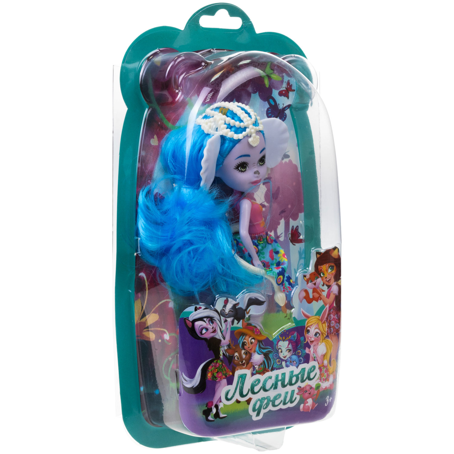 Кукла 1TOY Лесные Феи с голубыми волосами, детская, принцесса леса, игрушка для девочки, 16 см
