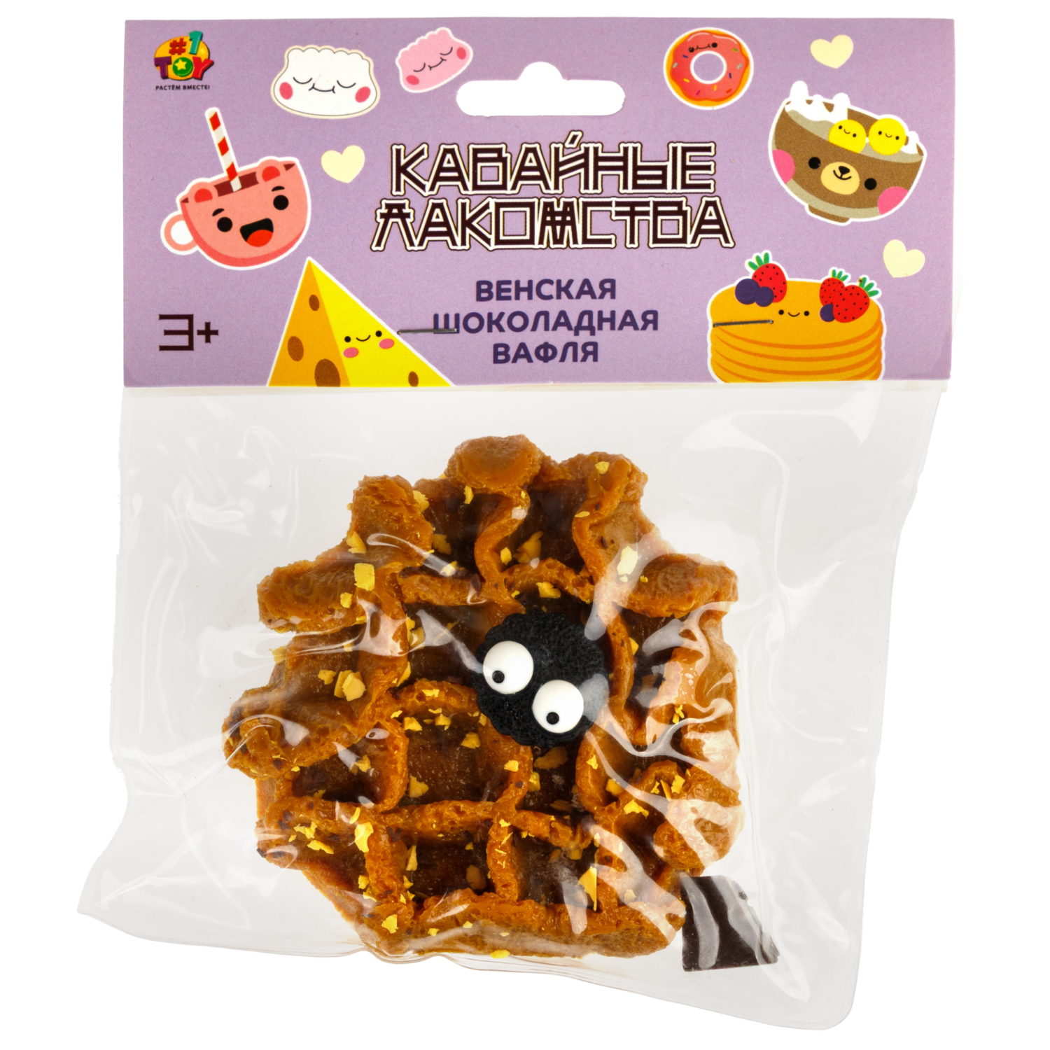 Таба сквиш 1TOY Крутой замес Пикник венская вафля