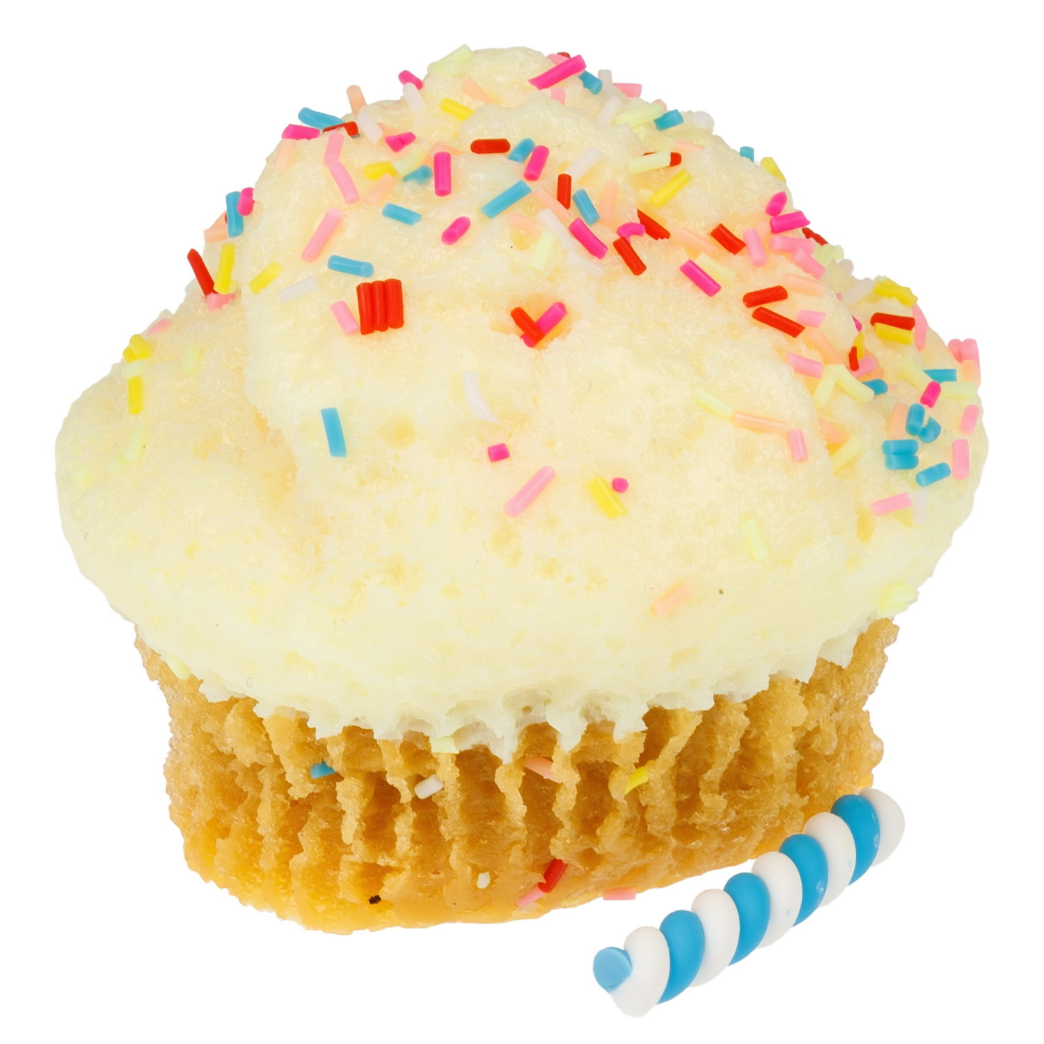 Игрушка-антистресс 1TOY Крутой замес «Няшка-вкусняшка», «Кекс с посыпкой», с колокольчиком, в ассортименте