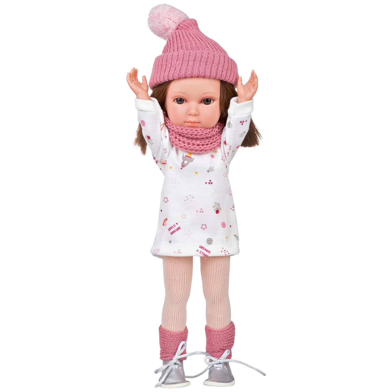 Кукла Arias ELEGANCE CARLOTA виниловая, с аксессуарами, Испания, 36 см